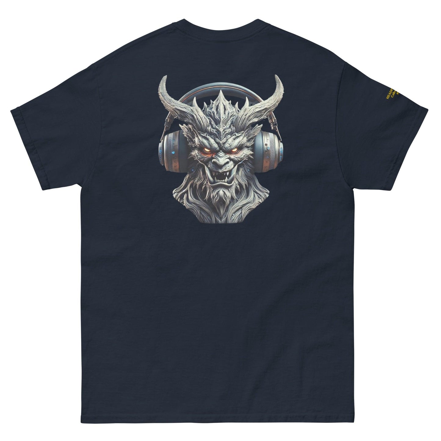 #5 - Demon Embroidered logo - Headphone Collection - Unisex Tee