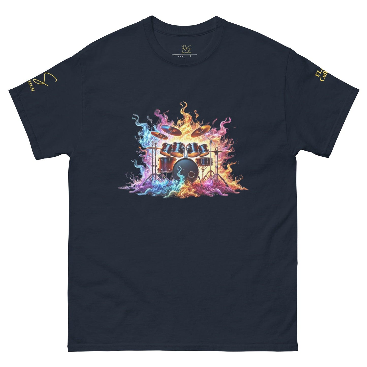 #1 Drums - Flame Collection - Unisex Tee