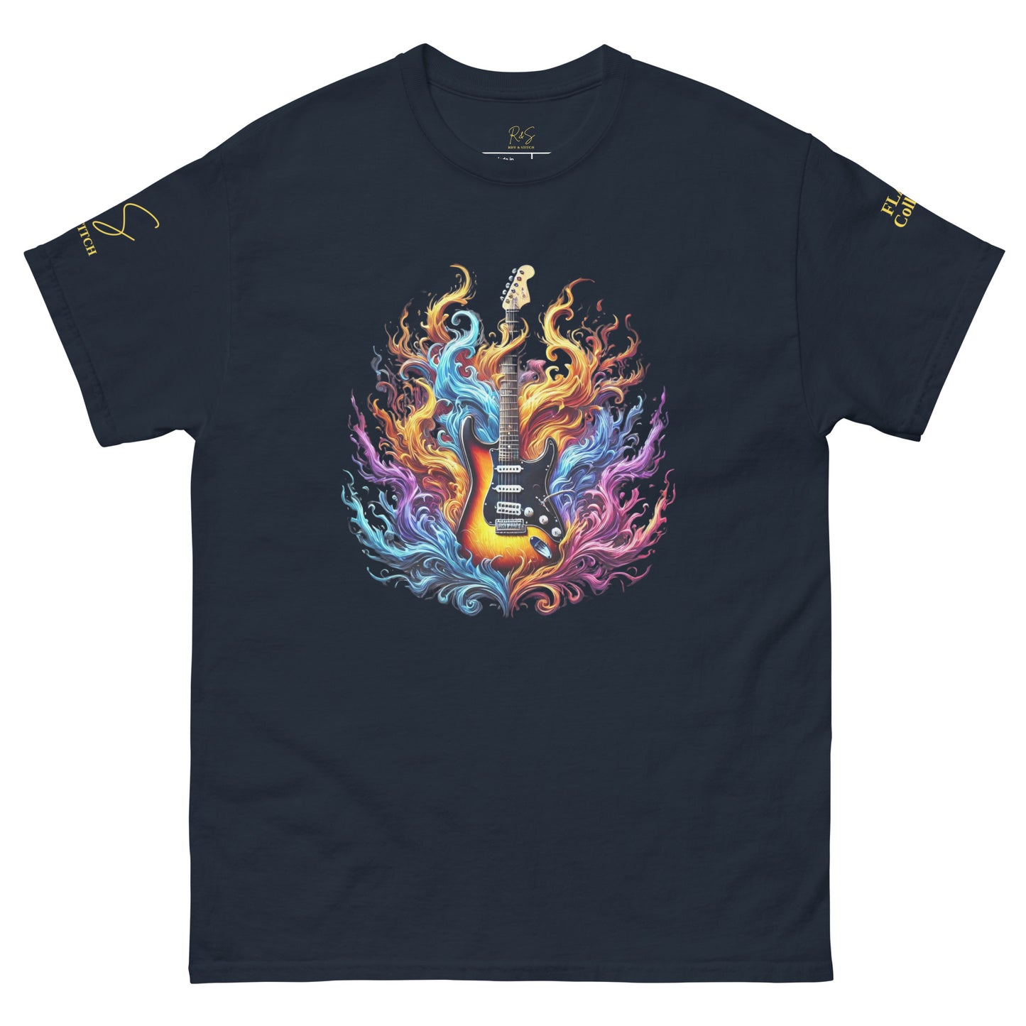 #2 Guitar - Flame Collection - Unisex Tee
