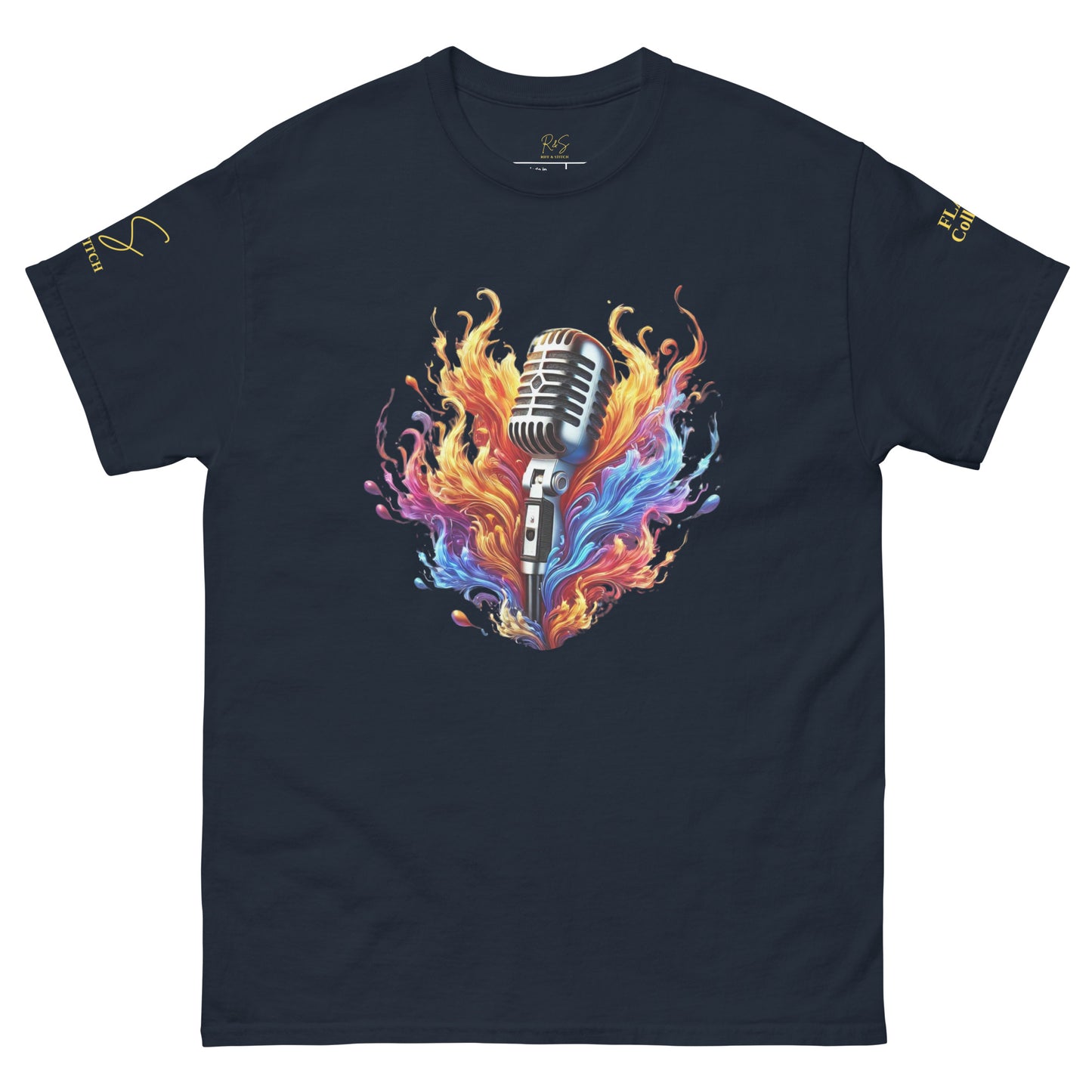 #4 Mic - Flame Collection - Unisex Tee