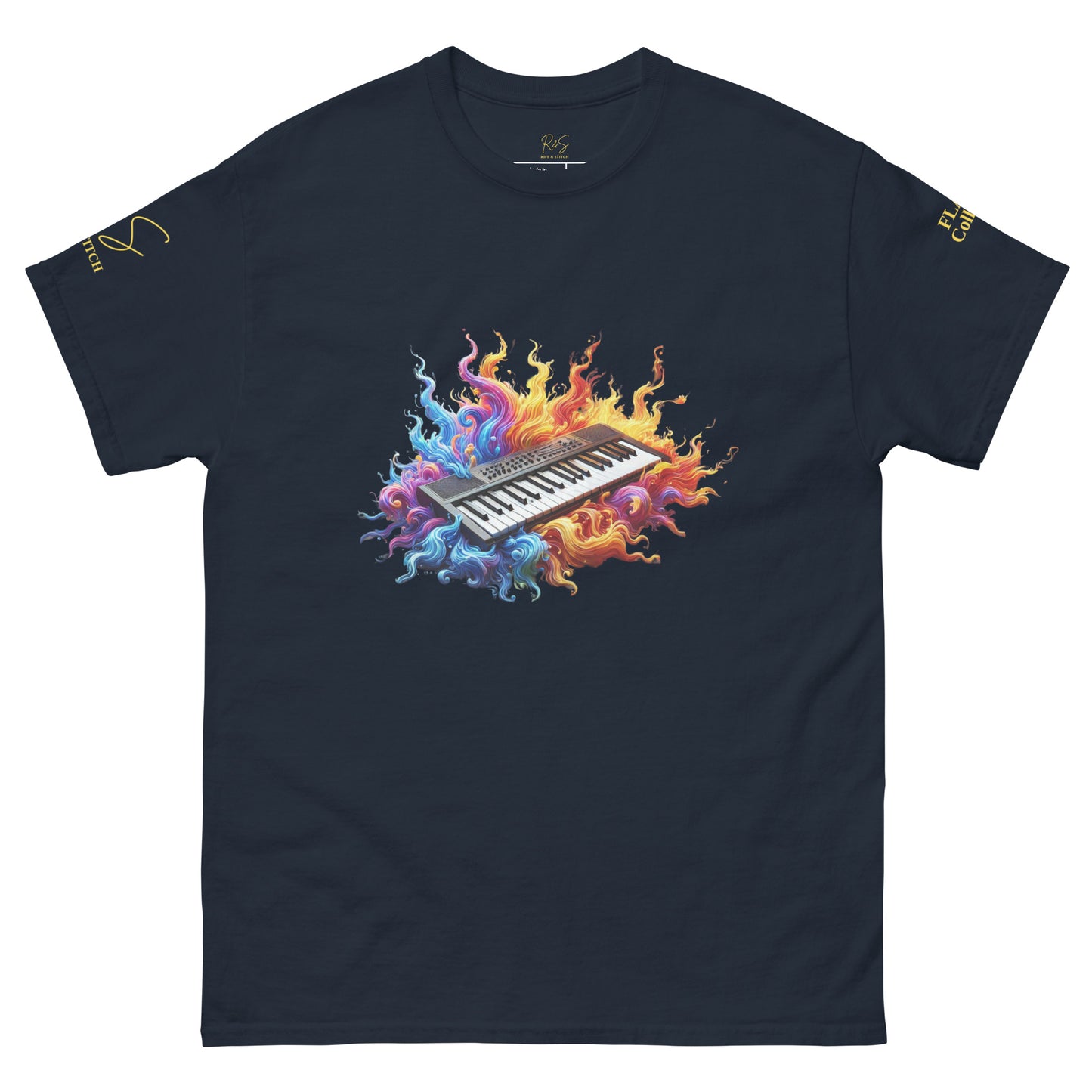 #5 Keyboard - Flame Collection - Unisex Tee