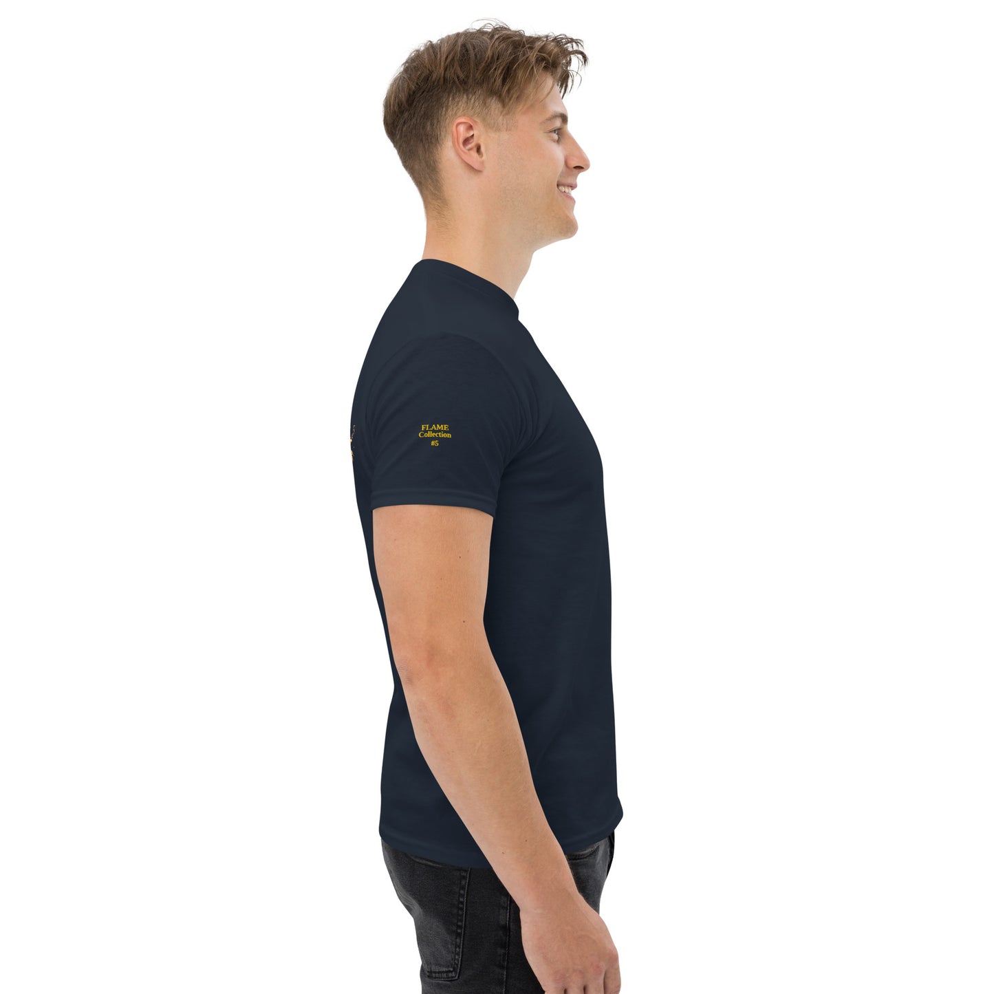 #5 Keyboard Embroidered logo - Flame Collection - Unisex Tee