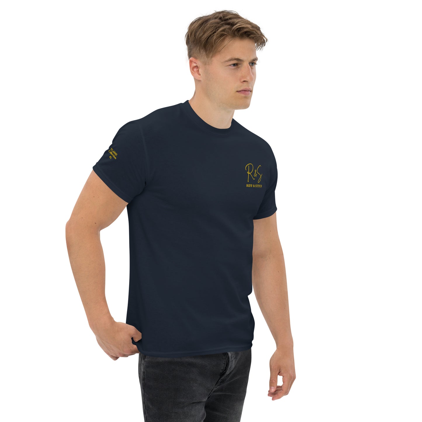 #5 Keyboard Embroidered logo - Flame Collection - Unisex Tee