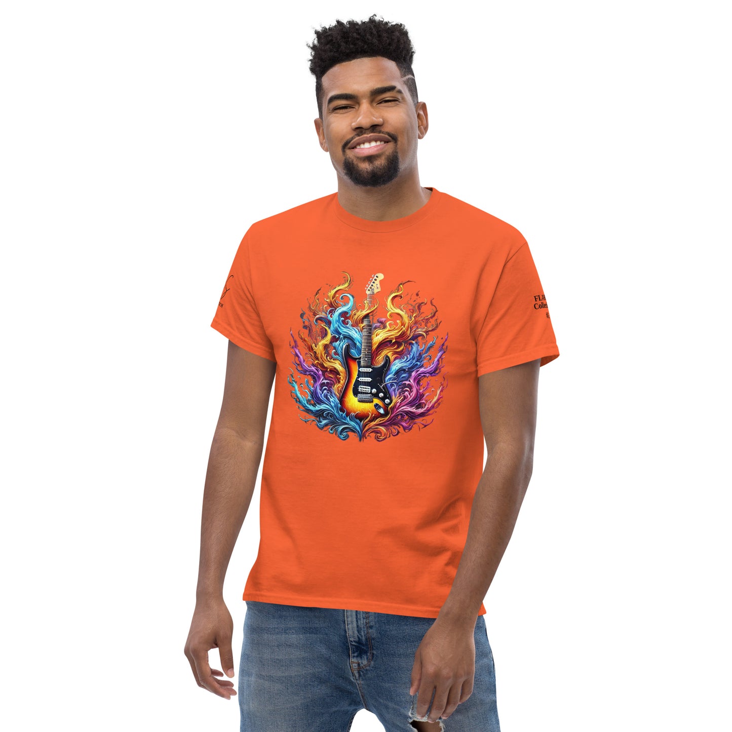 #2 Guitar - Flame Collection - Unisex Tee