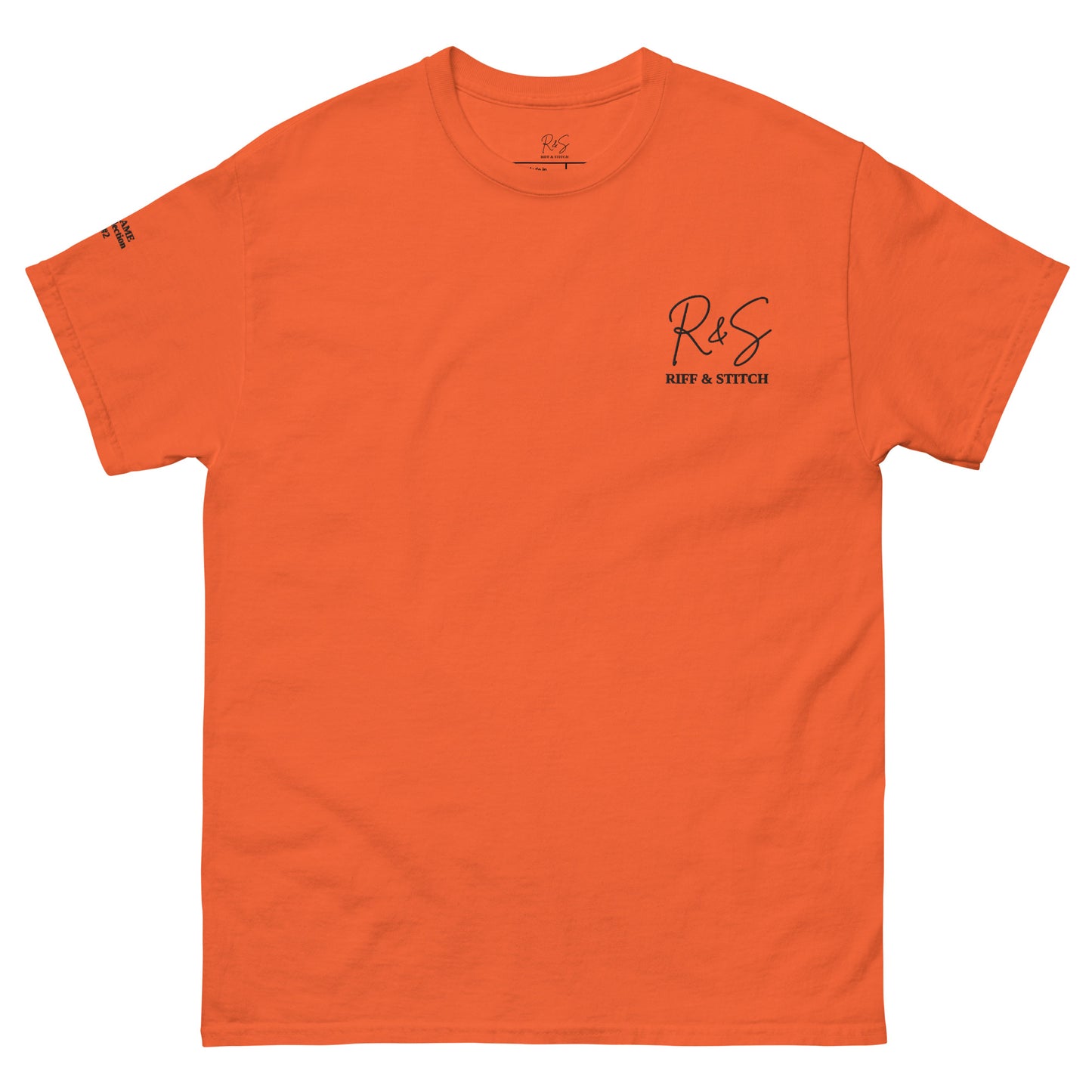 #2 Guitar Embroidered logo - Flame Collection - Unisex Tee