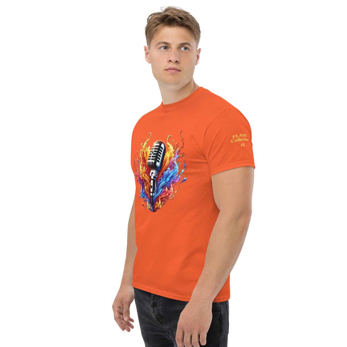 #4 Mic - Flame Collection - Unisex Tee