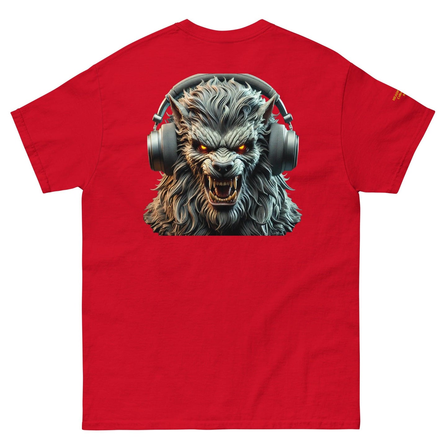#4 Werewolf Embroidered logo - Headphone Collection - Unisex Tee