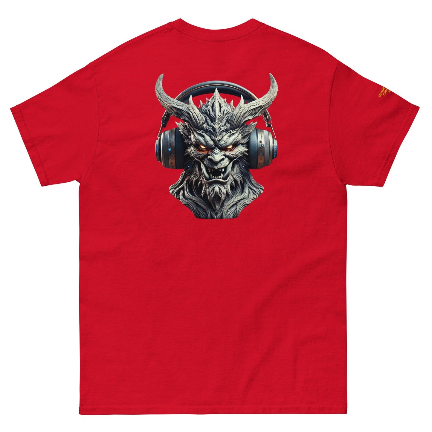 #5 - Demon Embroidered logo - Headphone Collection - Unisex Tee