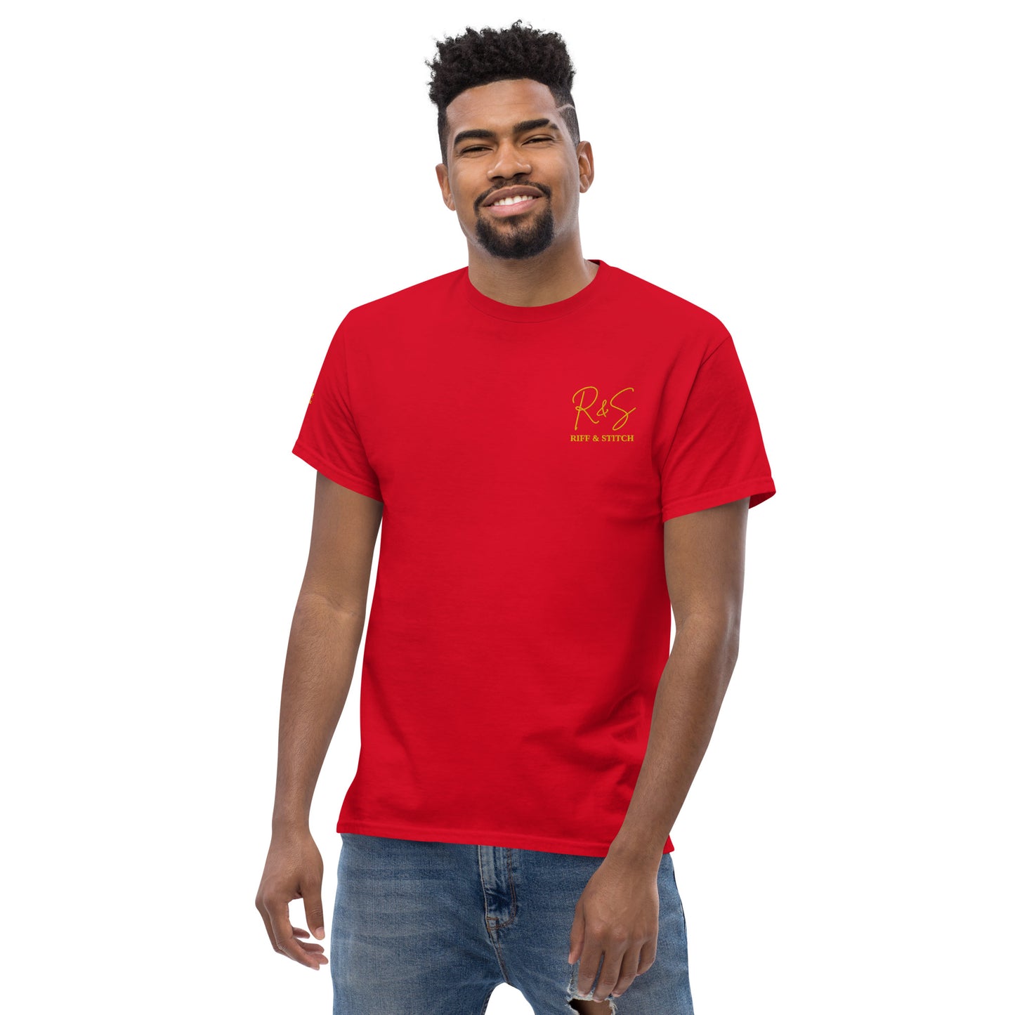 #2 Guitar Embroidered logo - Flame Collection - Unisex Tee