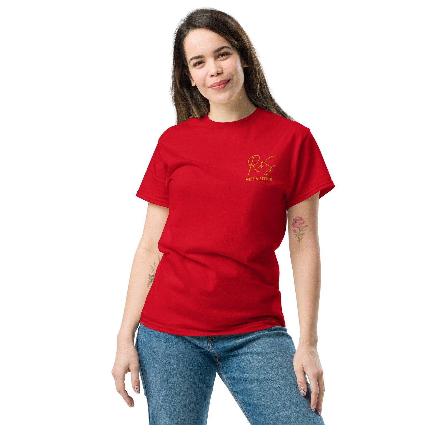 #5 - Demon Embroidered logo - Headphone Collection - Unisex Tee