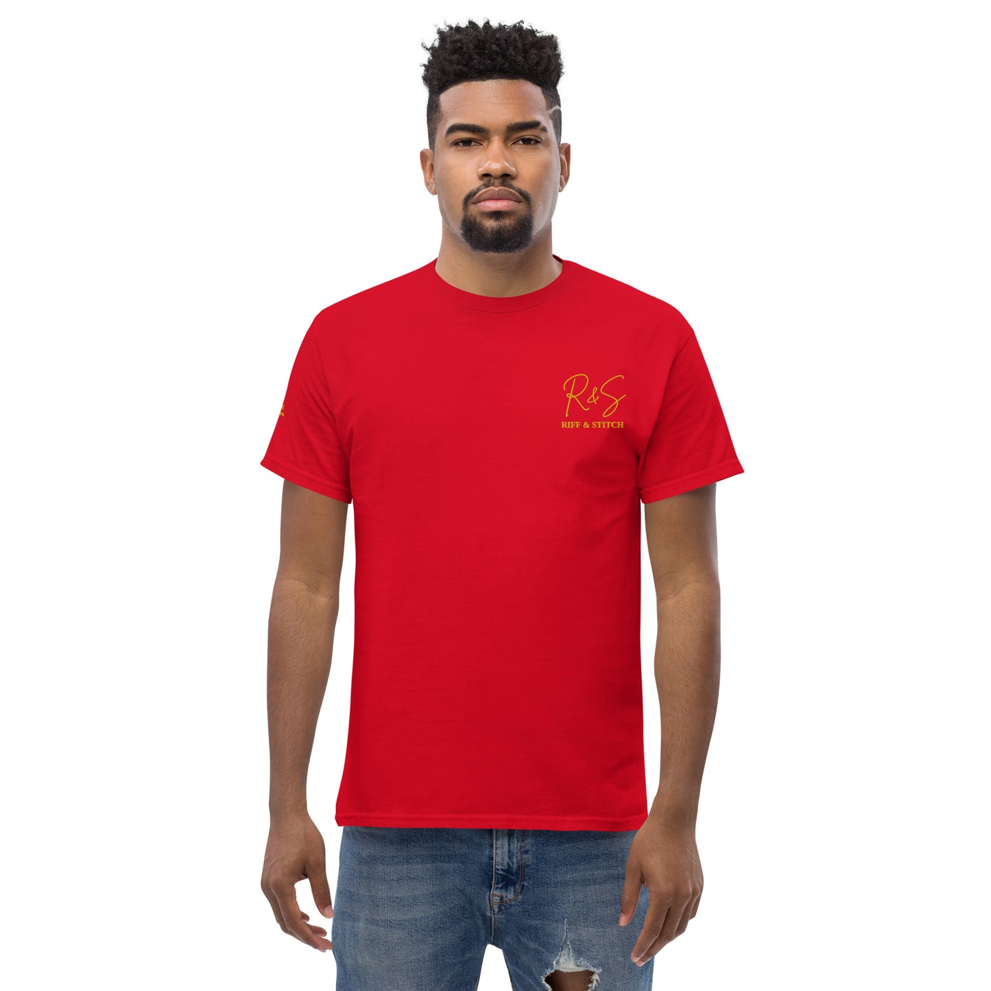 #2 Guitar Embroidered logo - Flame Collection - Unisex Tee