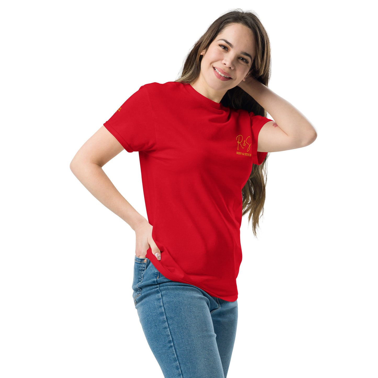 #4 Mic Embroidered logo - Flame Collection - Unisex Tee