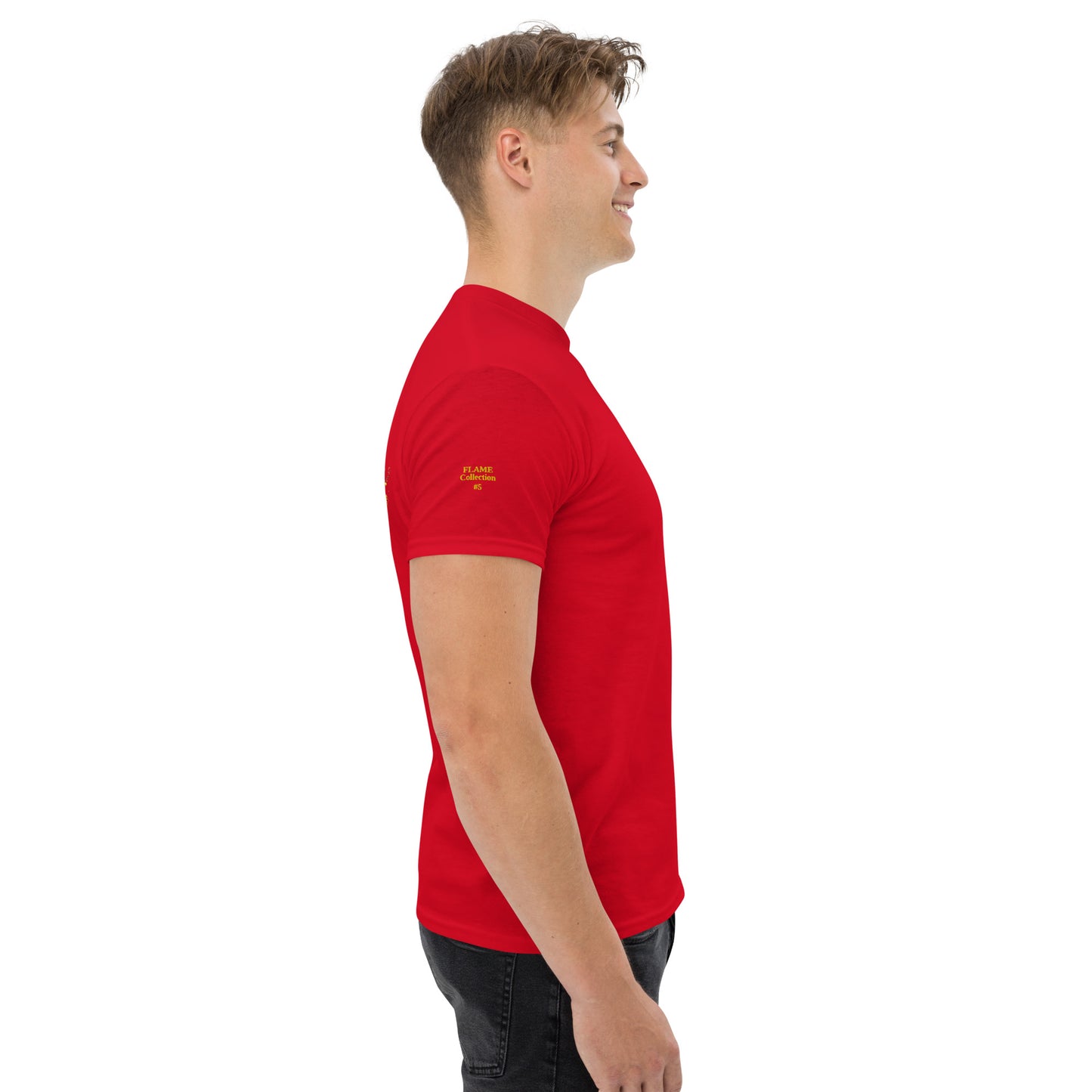 #5 Keyboard Embroidered logo - Flame Collection - Unisex Tee