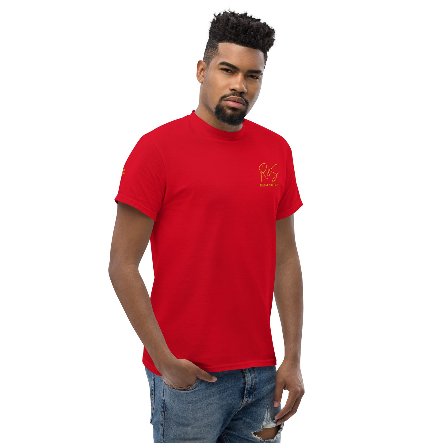 #2 Guitar Embroidered logo - Flame Collection - Unisex Tee