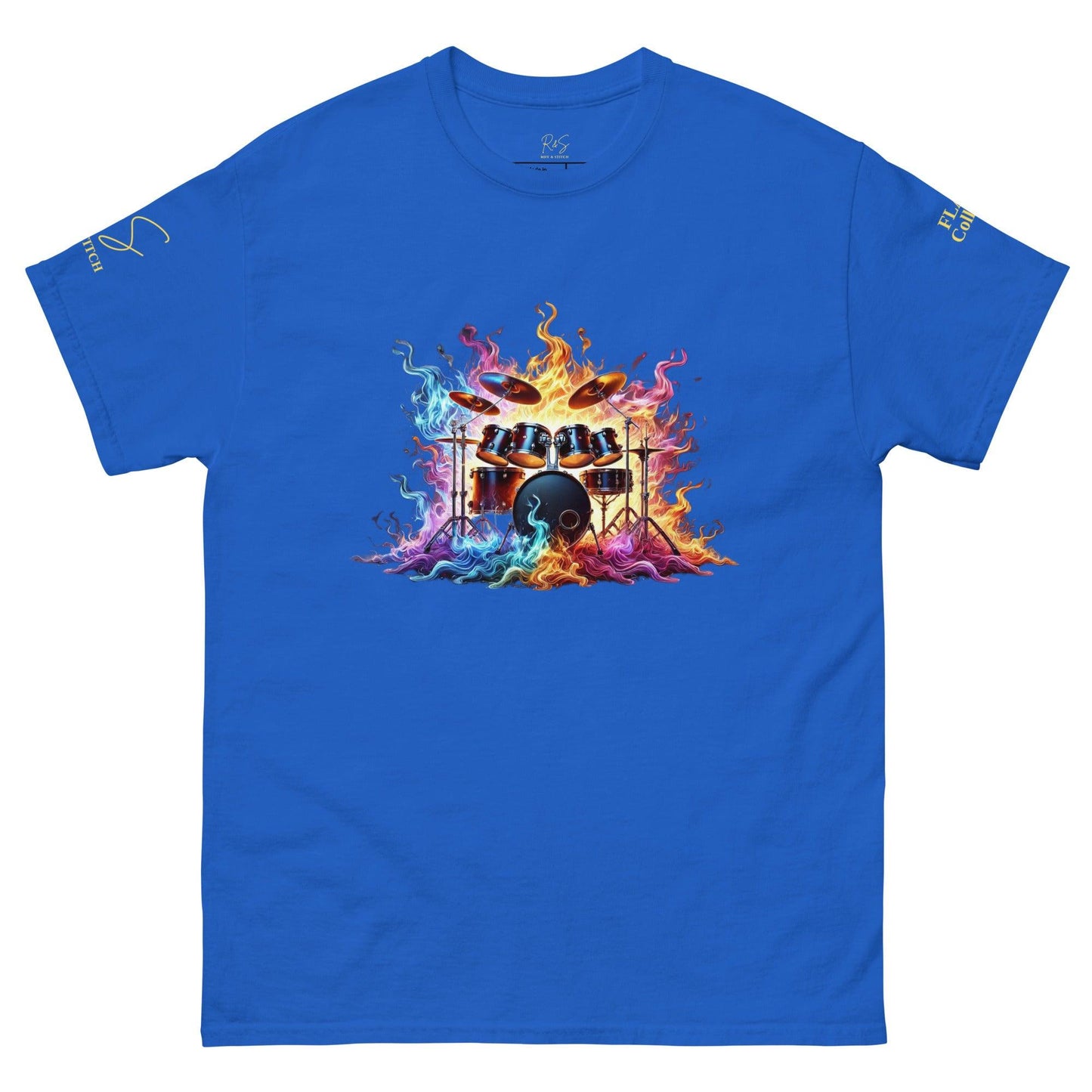 #1 Drums - Flame Collection - Unisex Tee
