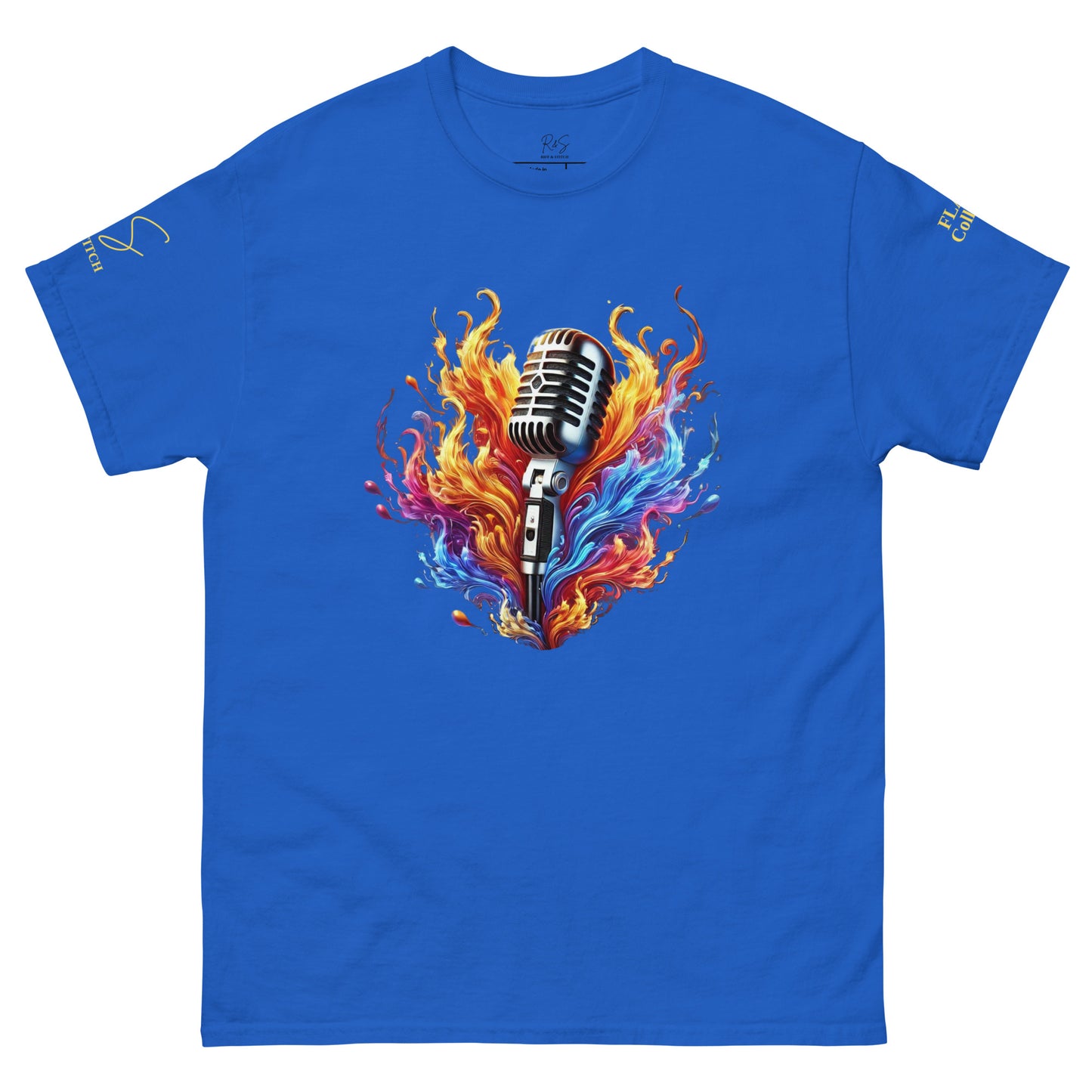 #4 Mic - Flame Collection - Unisex Tee