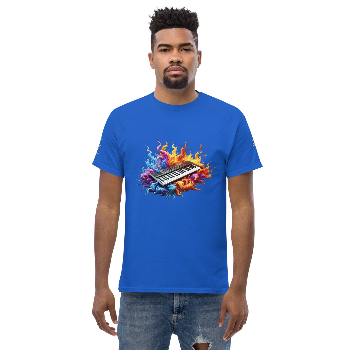 #5 Keyboard - Flame Collection - Unisex Tee
