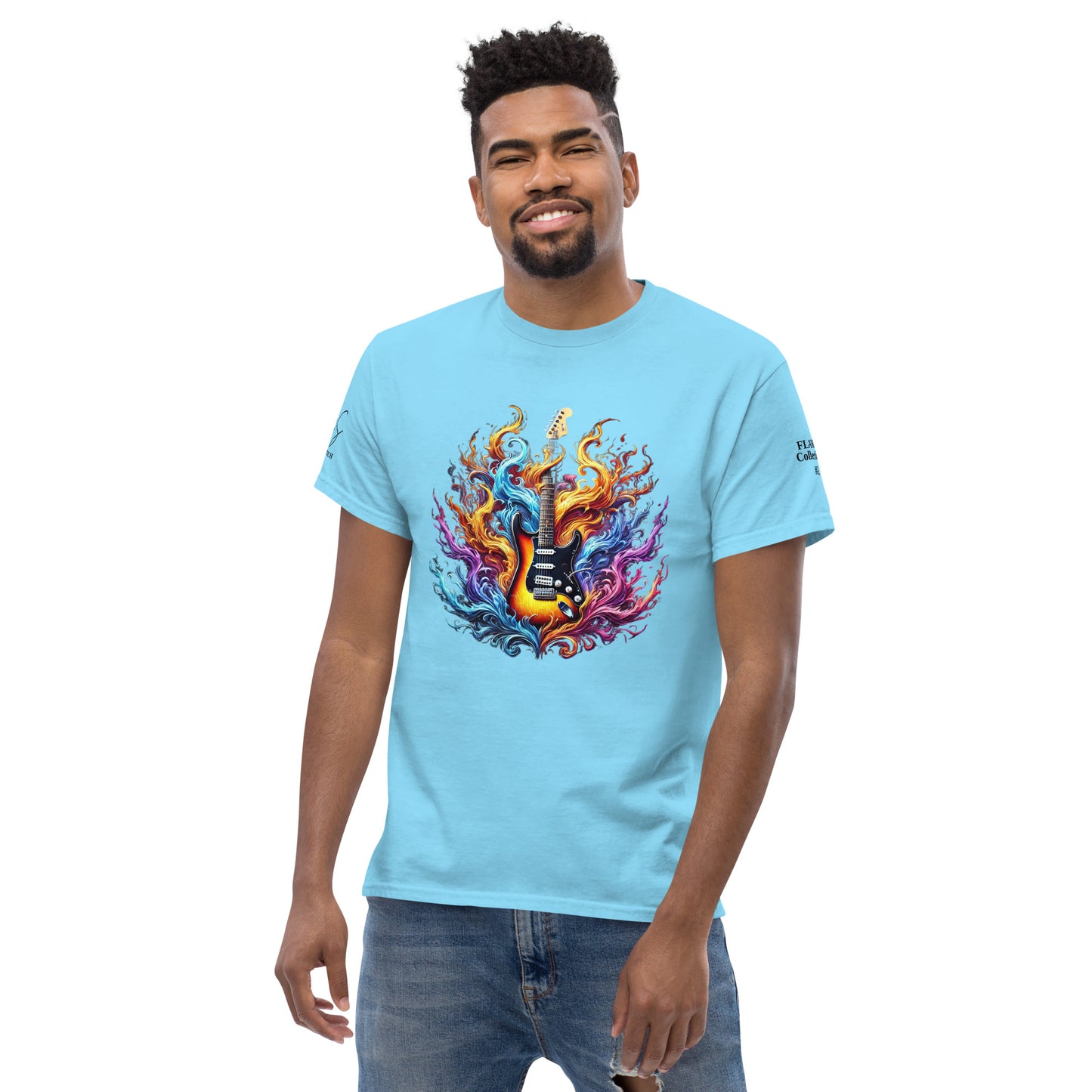 #2 Guitar - Flame Collection - Unisex Tee