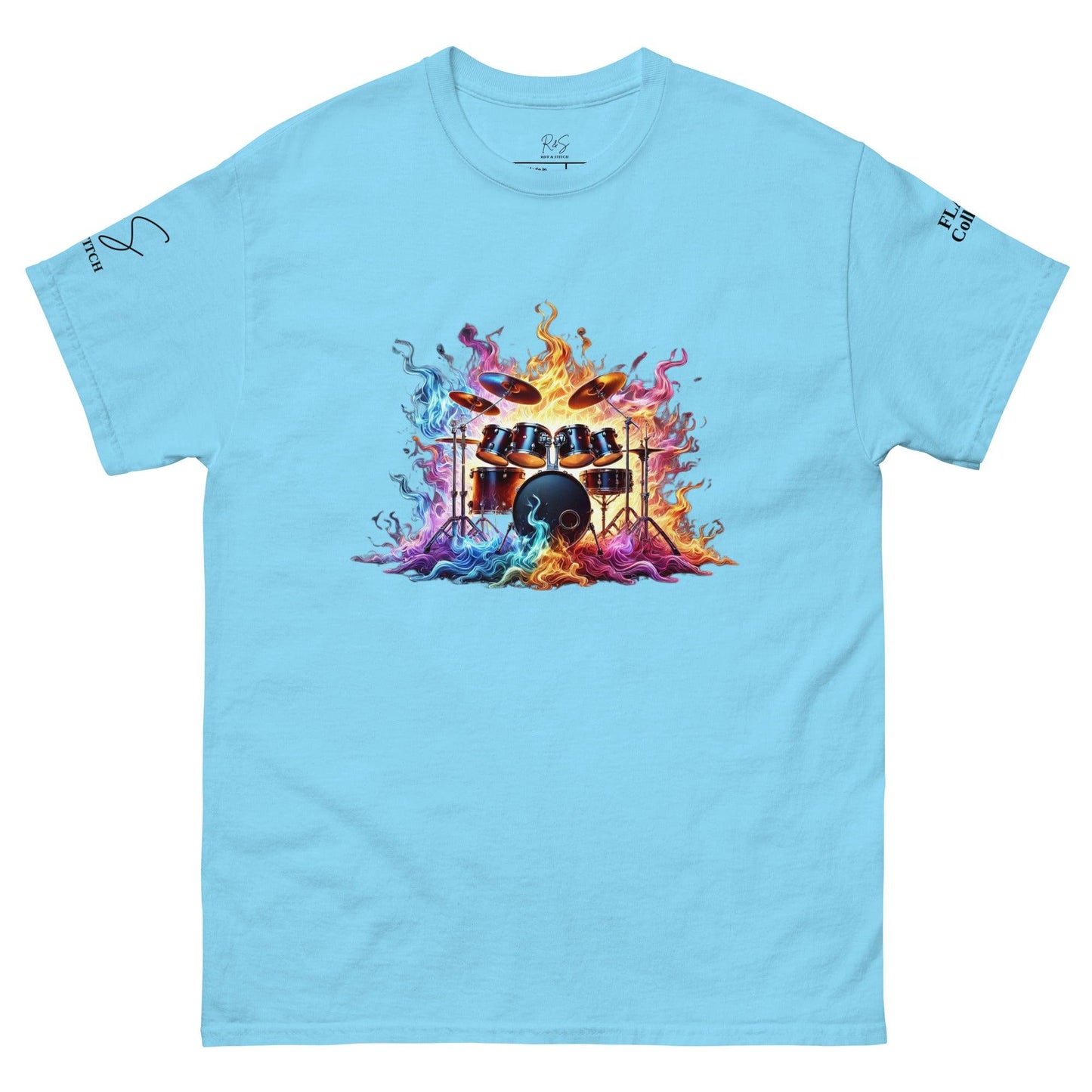 #1 Drums - Flame Collection - Unisex Tee
