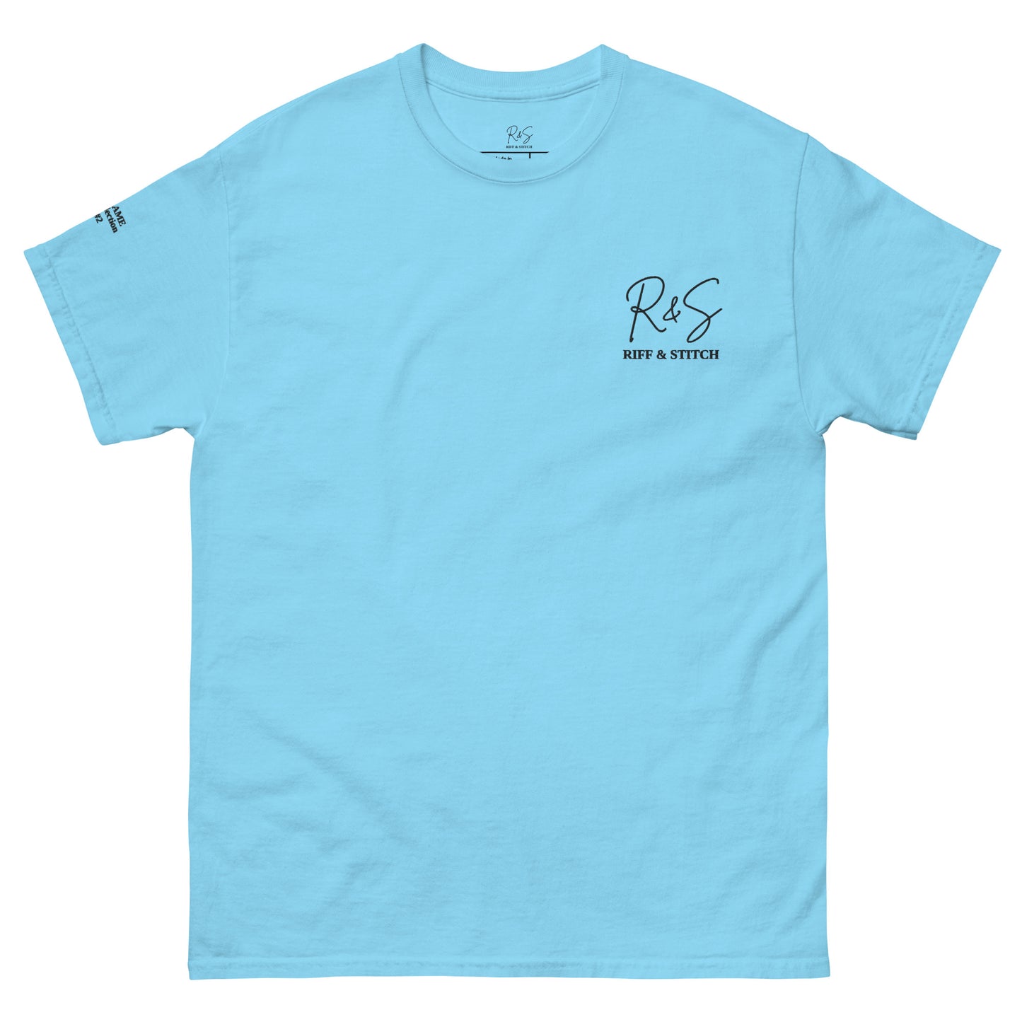 #2 Guitar Embroidered logo - Flame Collection - Unisex Tee