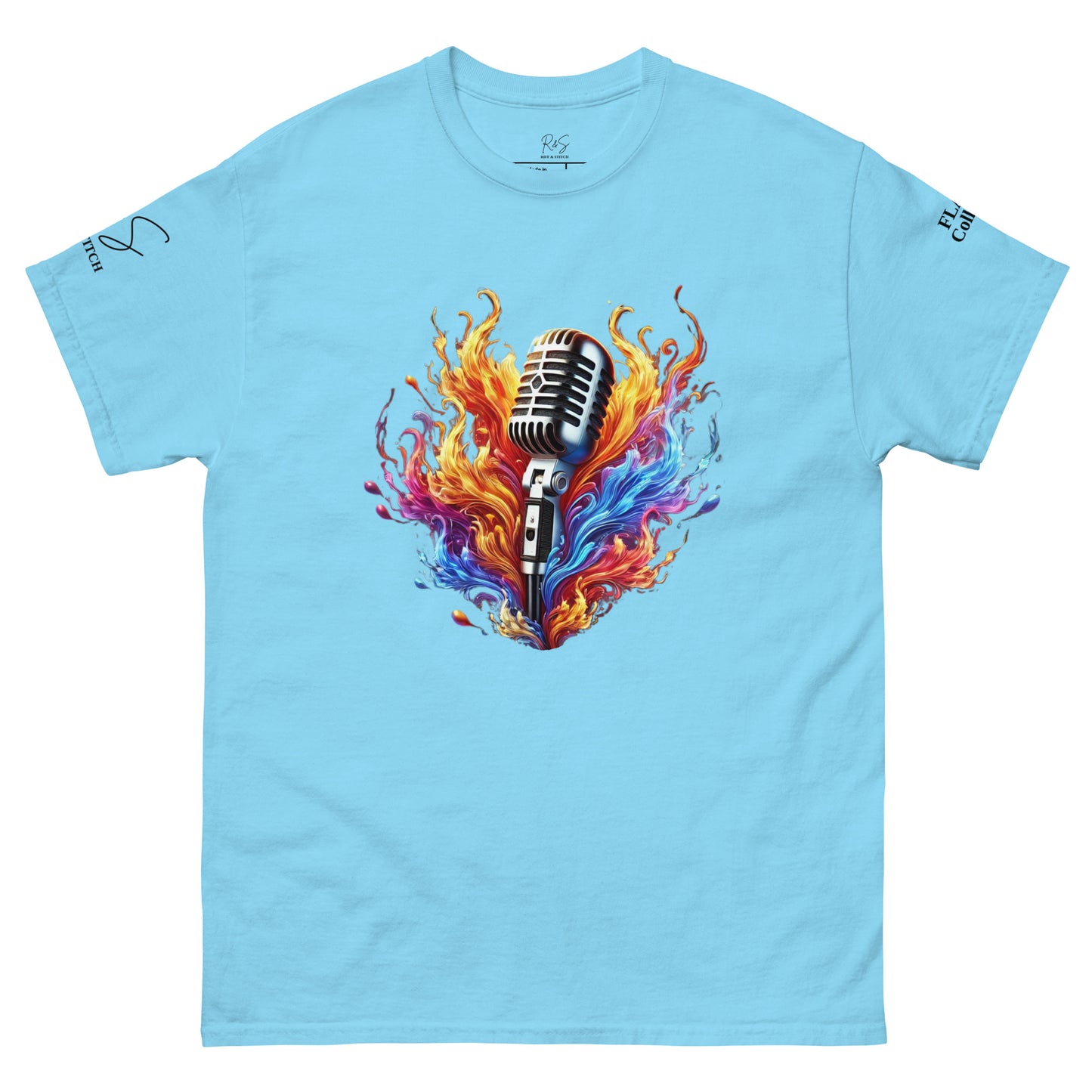 #4 Mic - Flame Collection - Unisex Tee