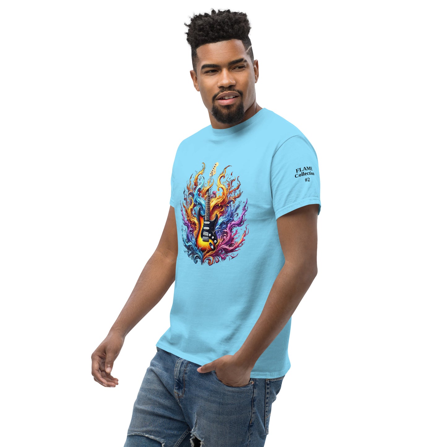 #2 Guitar - Flame Collection - Unisex Tee