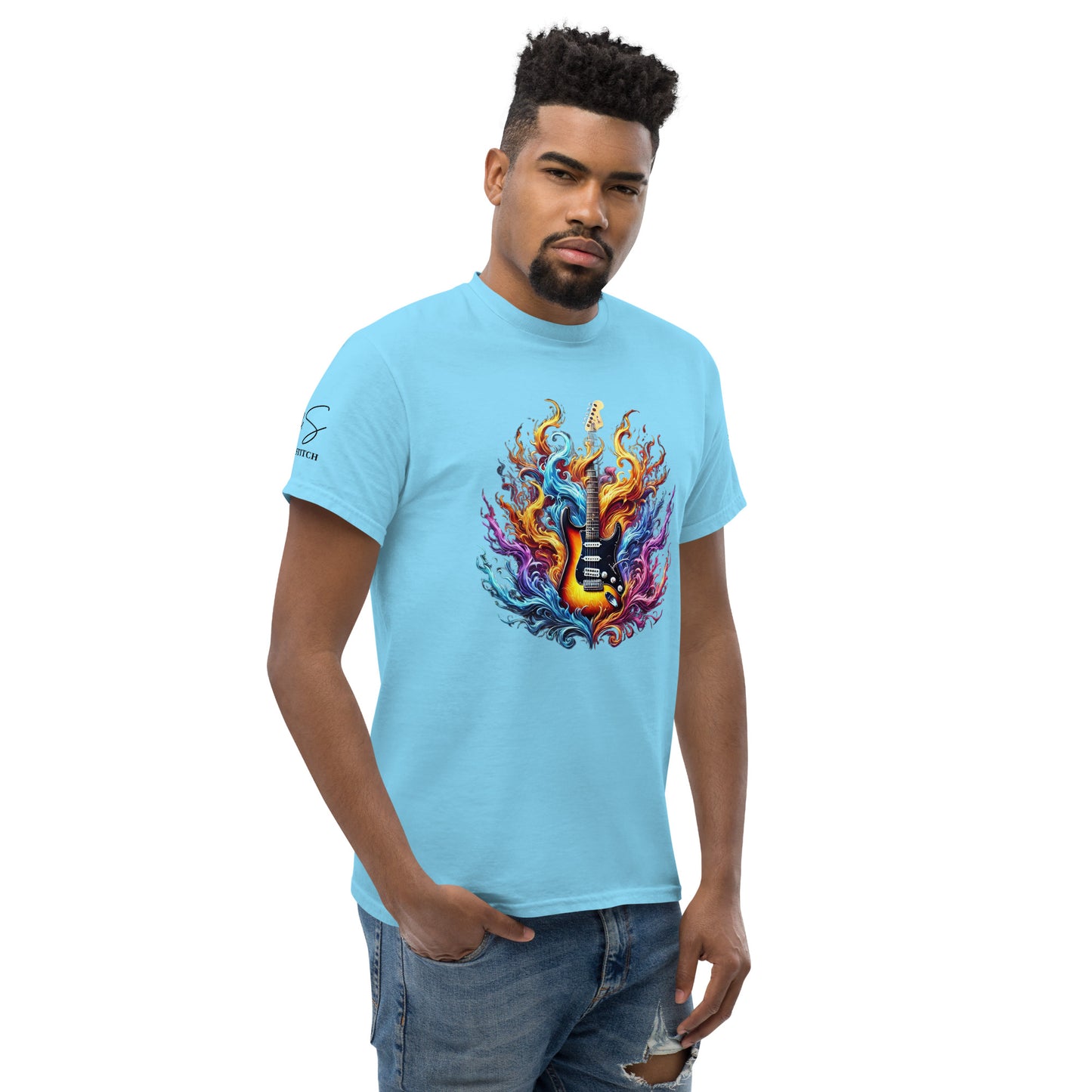 #2 Guitar - Flame Collection - Unisex Tee