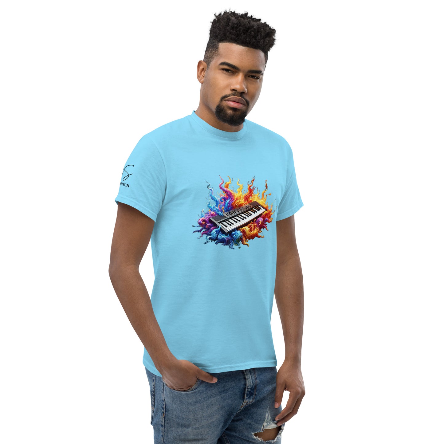 #5 Keyboard - Flame Collection - Unisex Tee