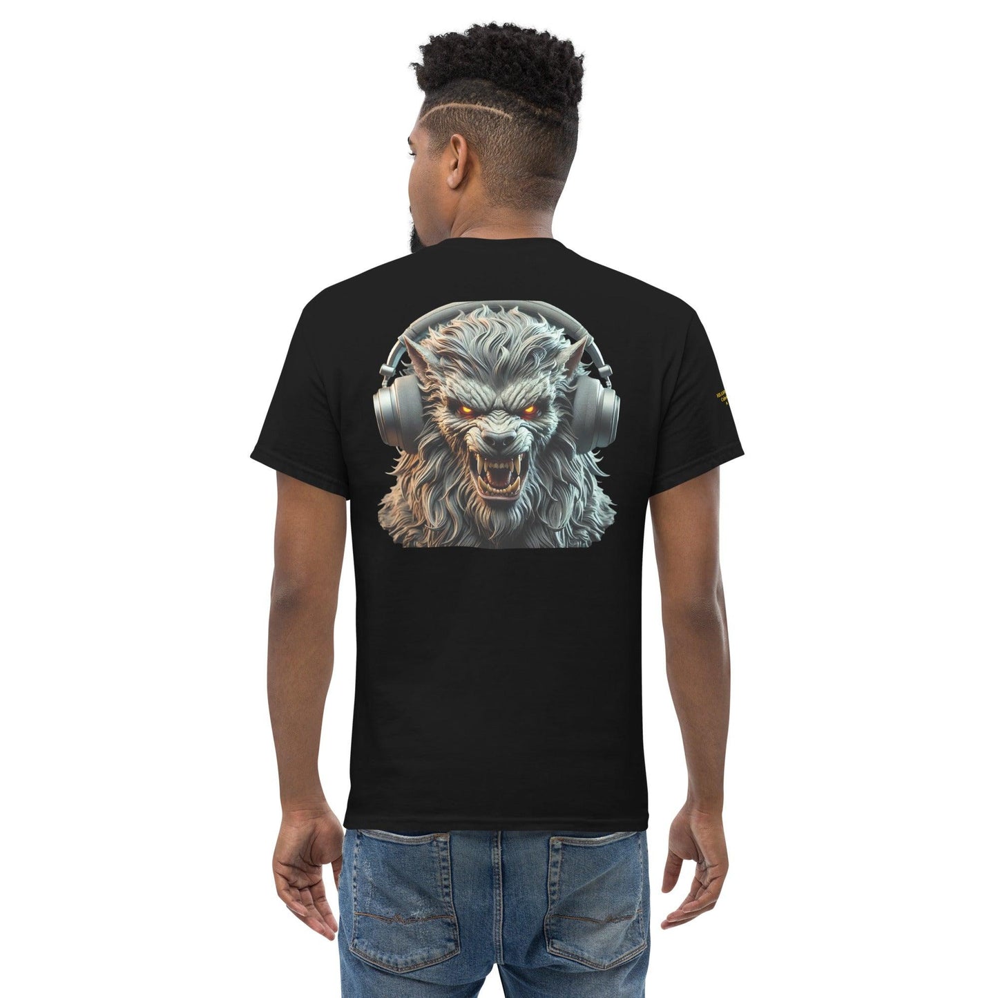 #4 Werewolf Embroidered logo - Headphone Collection - Unisex Tee