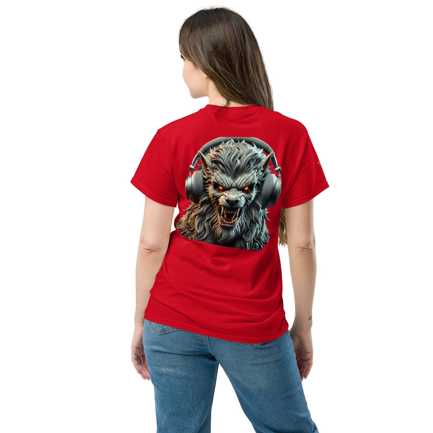 #4 Werewolf Embroidered logo - Headphone Collection - Unisex Tee