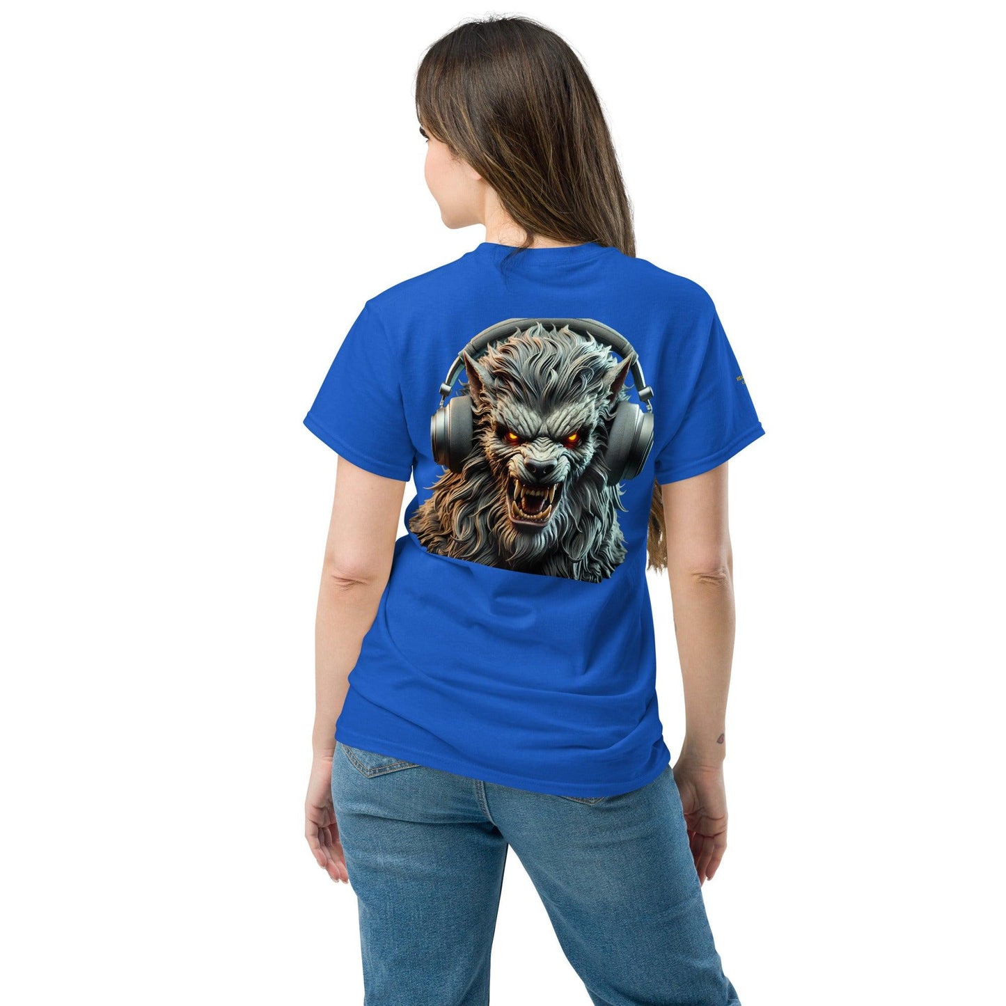 #4 Werewolf Embroidered logo - Headphone Collection - Unisex Tee