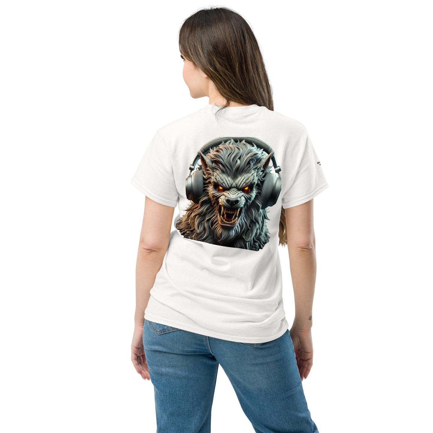 #4 Werewolf Embroidered logo - Headphone Collection - Unisex Tee