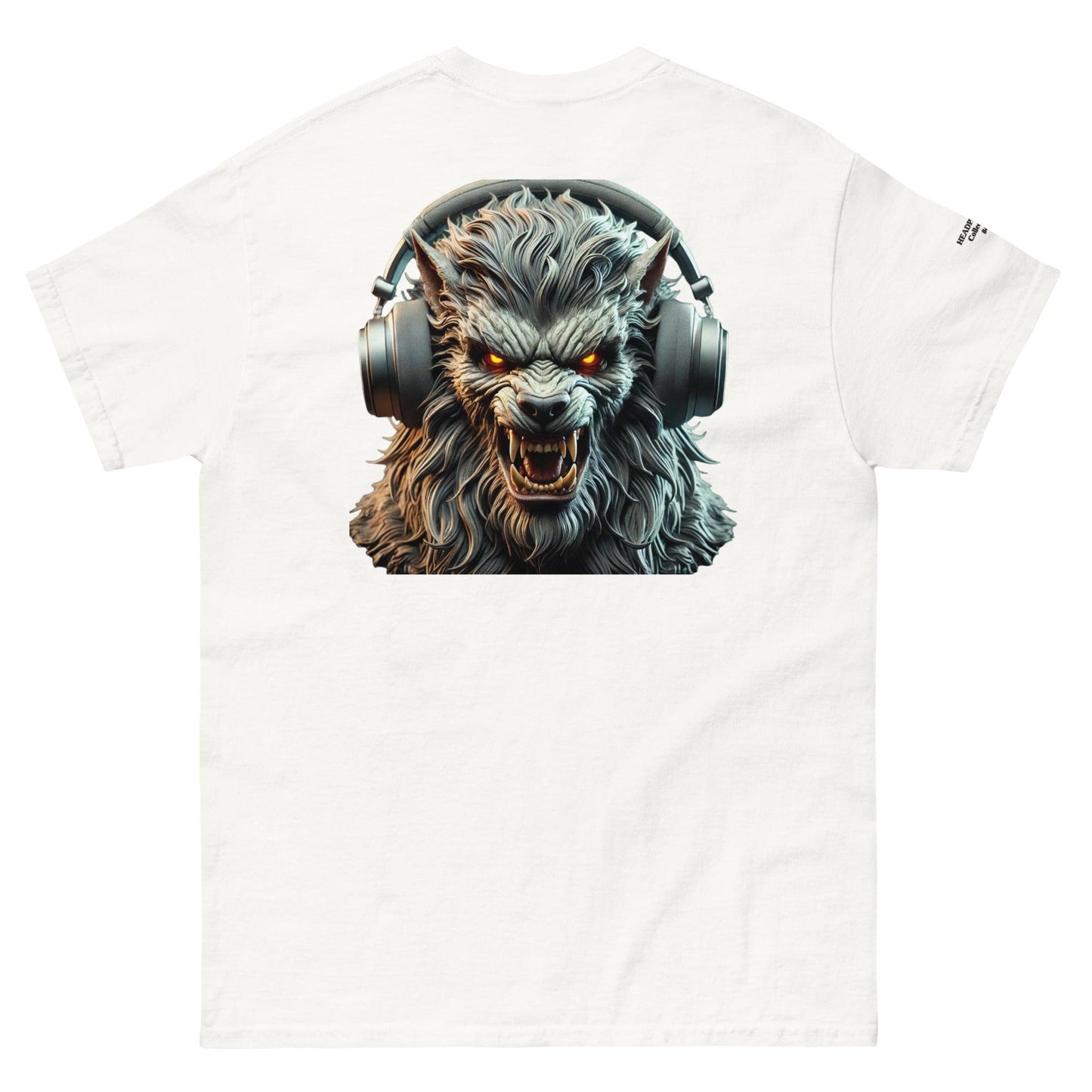#4 Werewolf Embroidered logo - Headphone Collection - Unisex Tee
