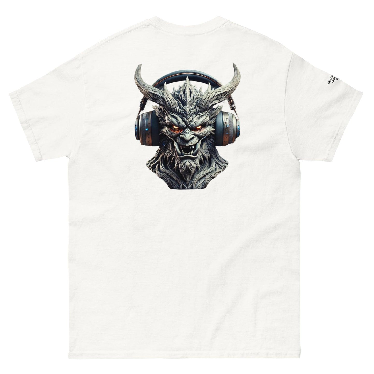 #5 - Demon Embroidered logo - Headphone Collection - Unisex Tee