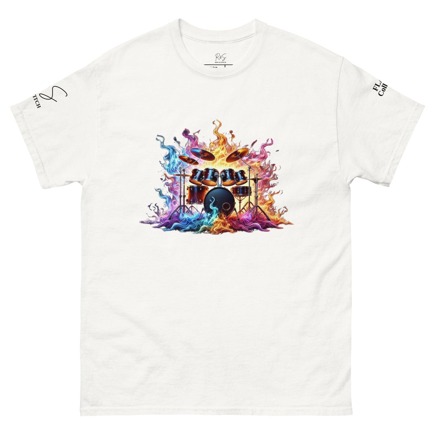 #1 Drums - Flame Collection - Unisex Tee