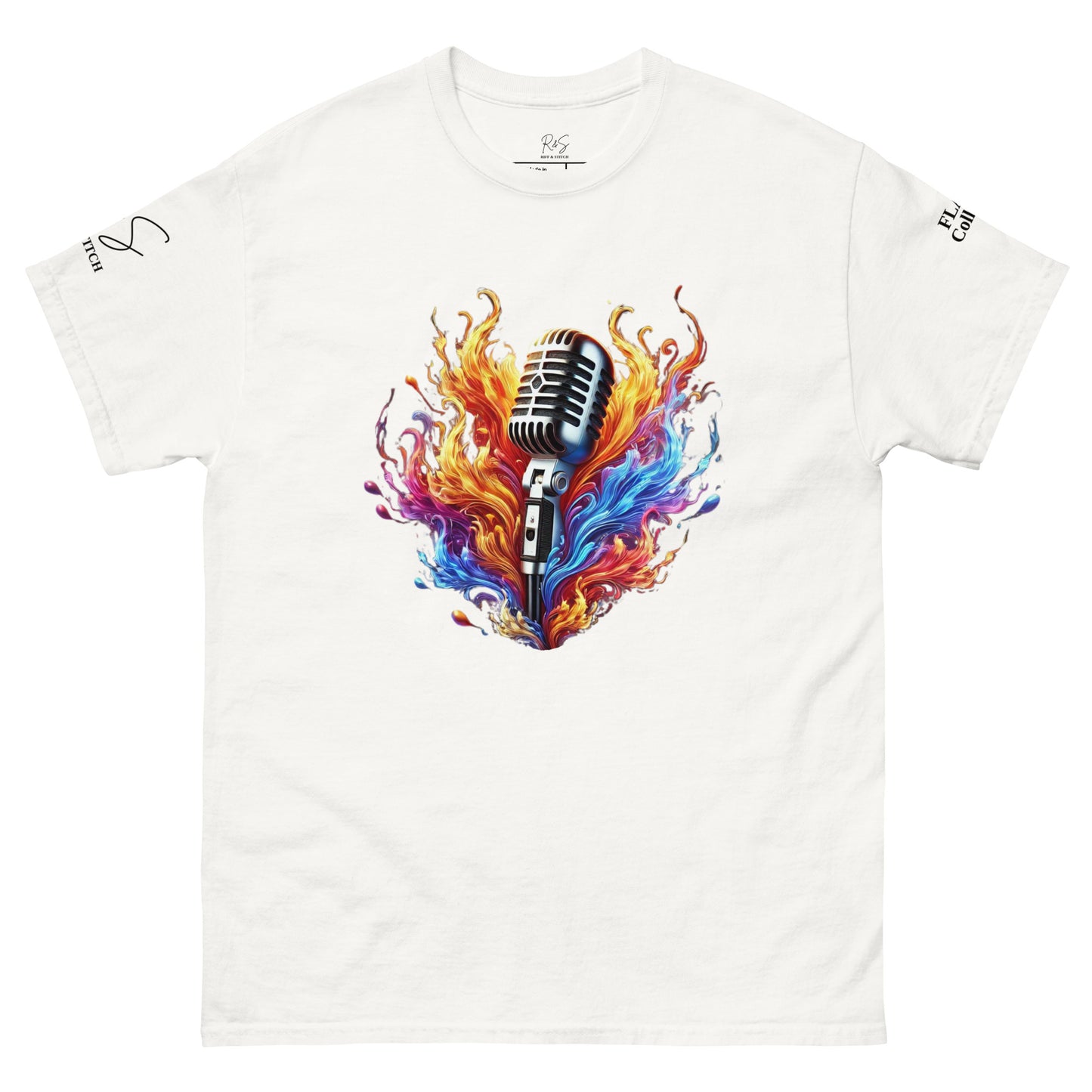 #4 Mic - Flame Collection - Unisex Tee