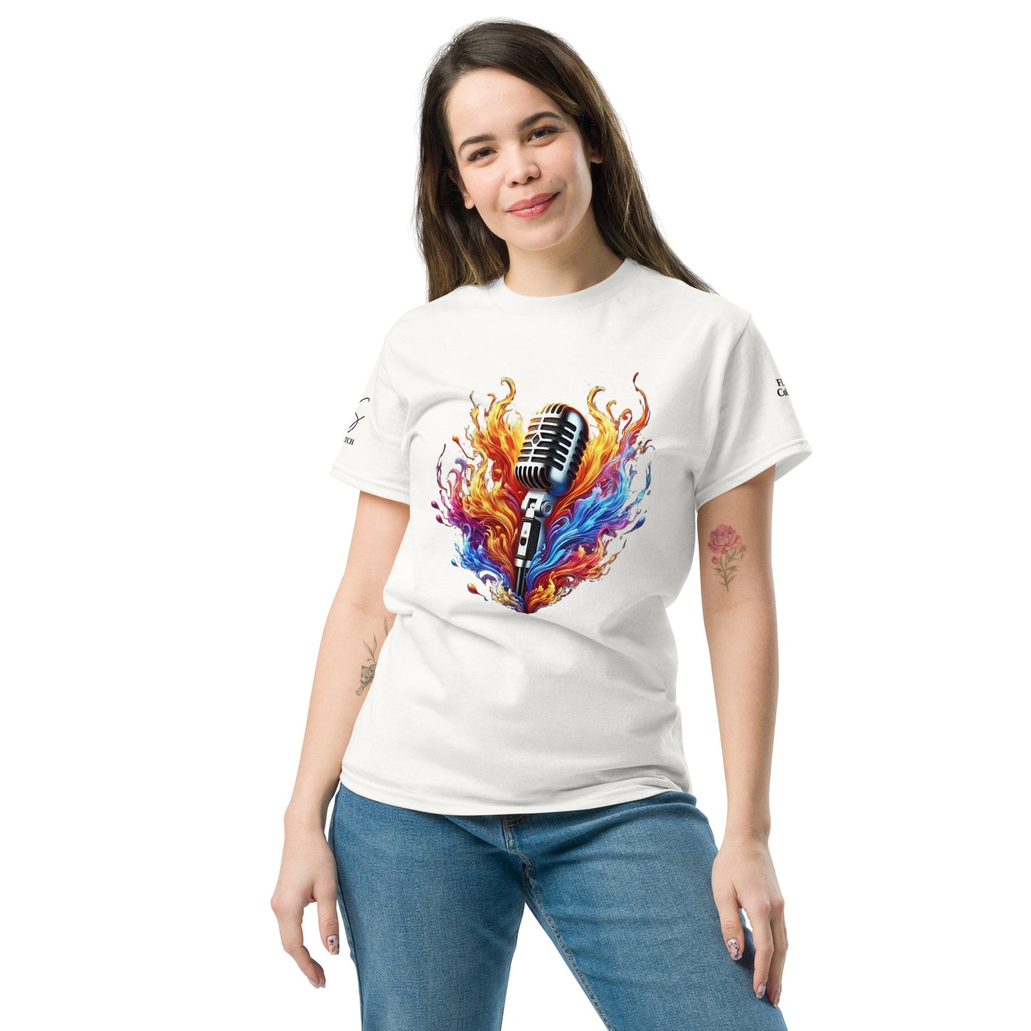 #4 Mic - Flame Collection - Unisex Tee