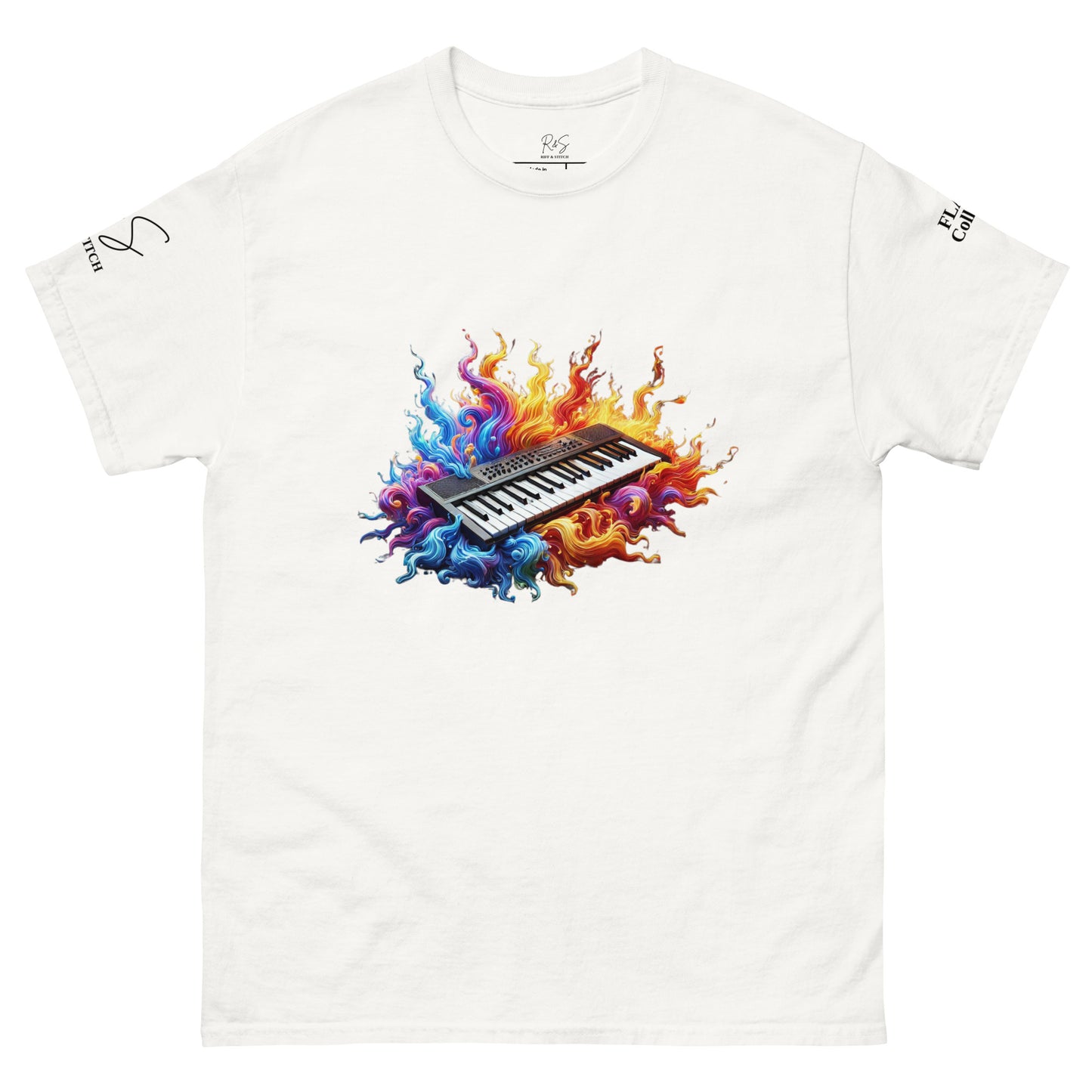 #5 Keyboard - Flame Collection - Unisex Tee