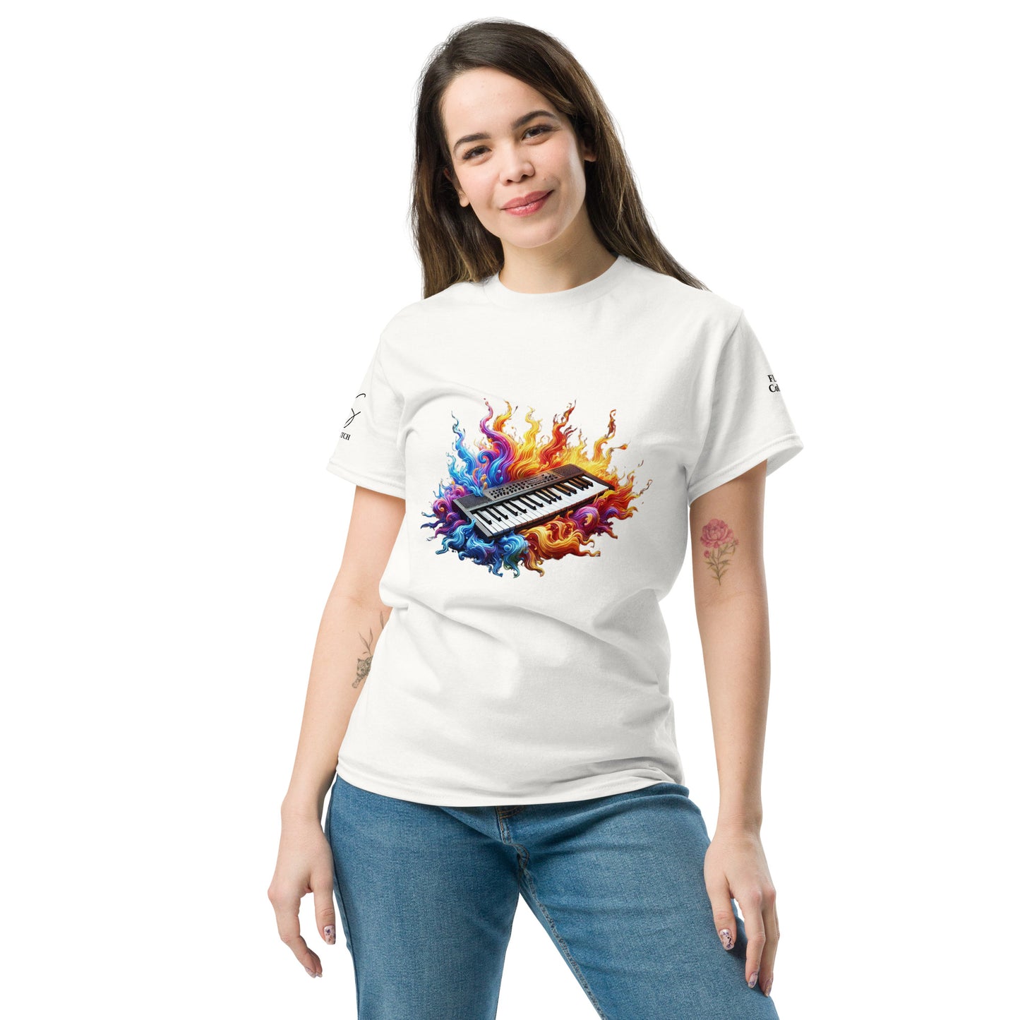 #5 Keyboard - Flame Collection - Unisex Tee