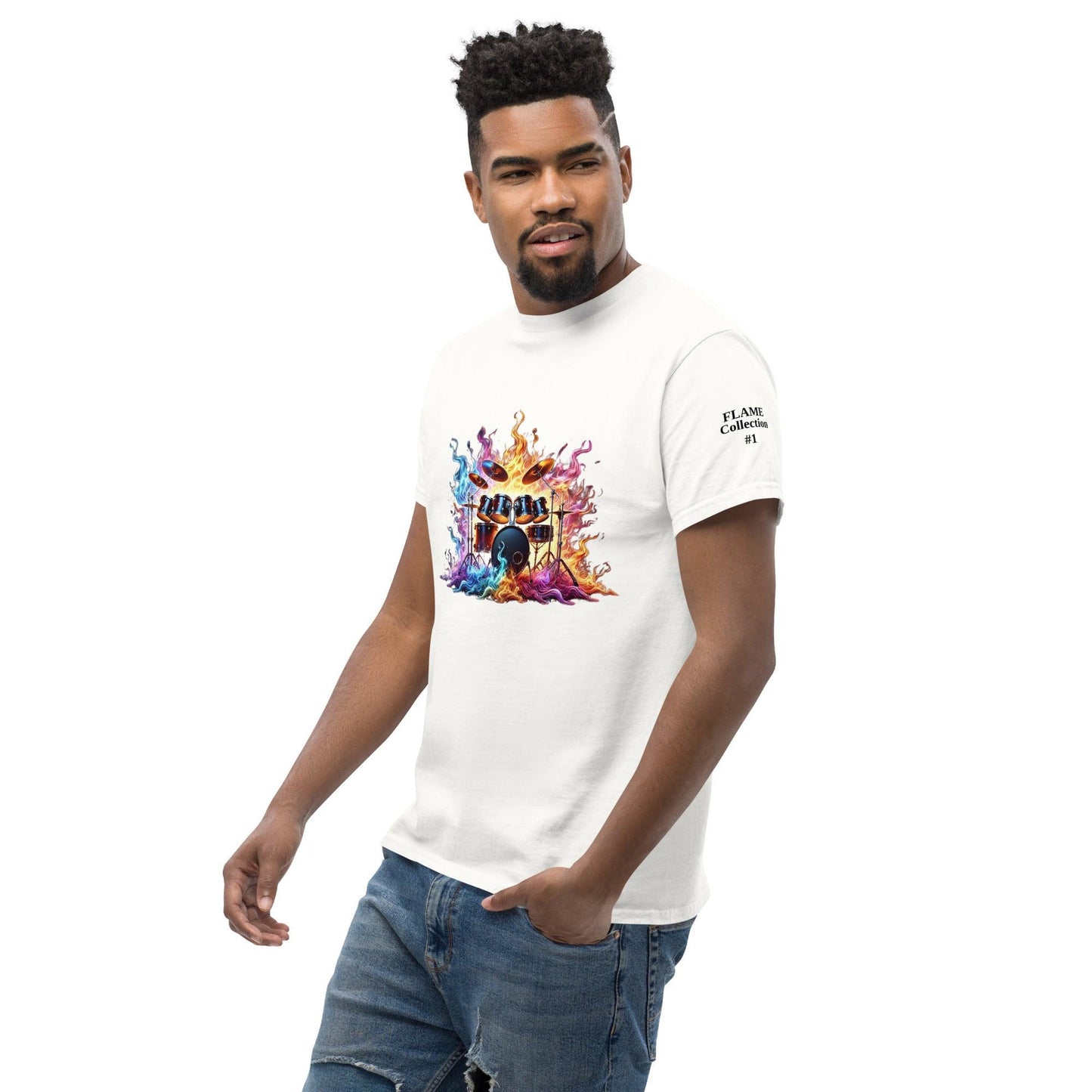 #1 Drums - Flame Collection - Unisex Tee