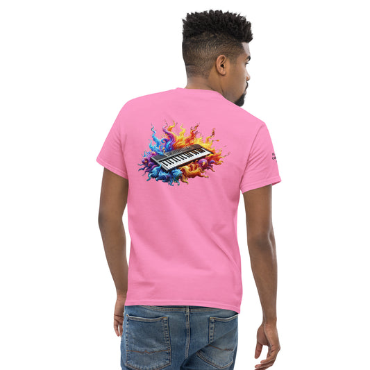 embroidered keyboard t-shirt