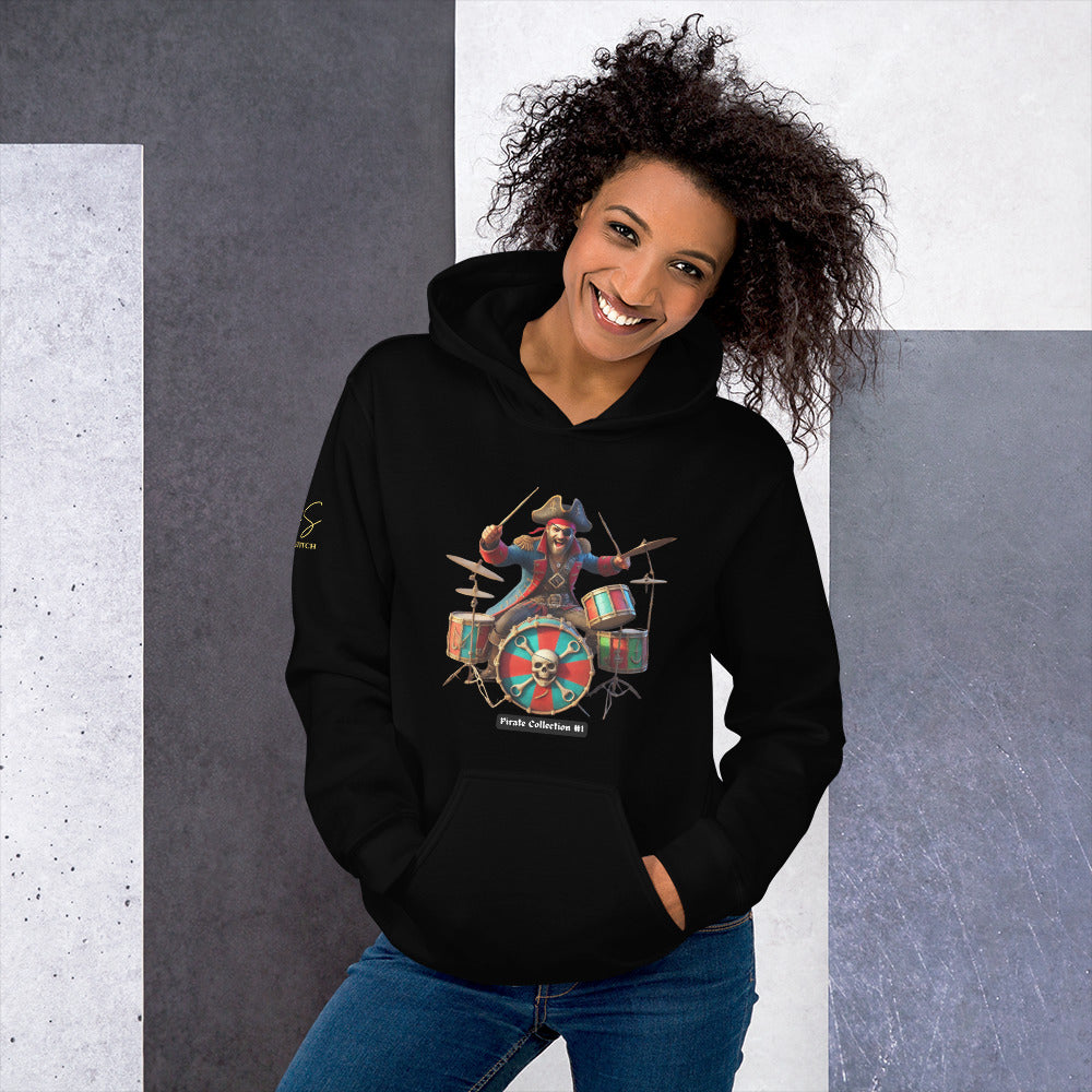 #1 Pirate Collection - Drummer Hoodie