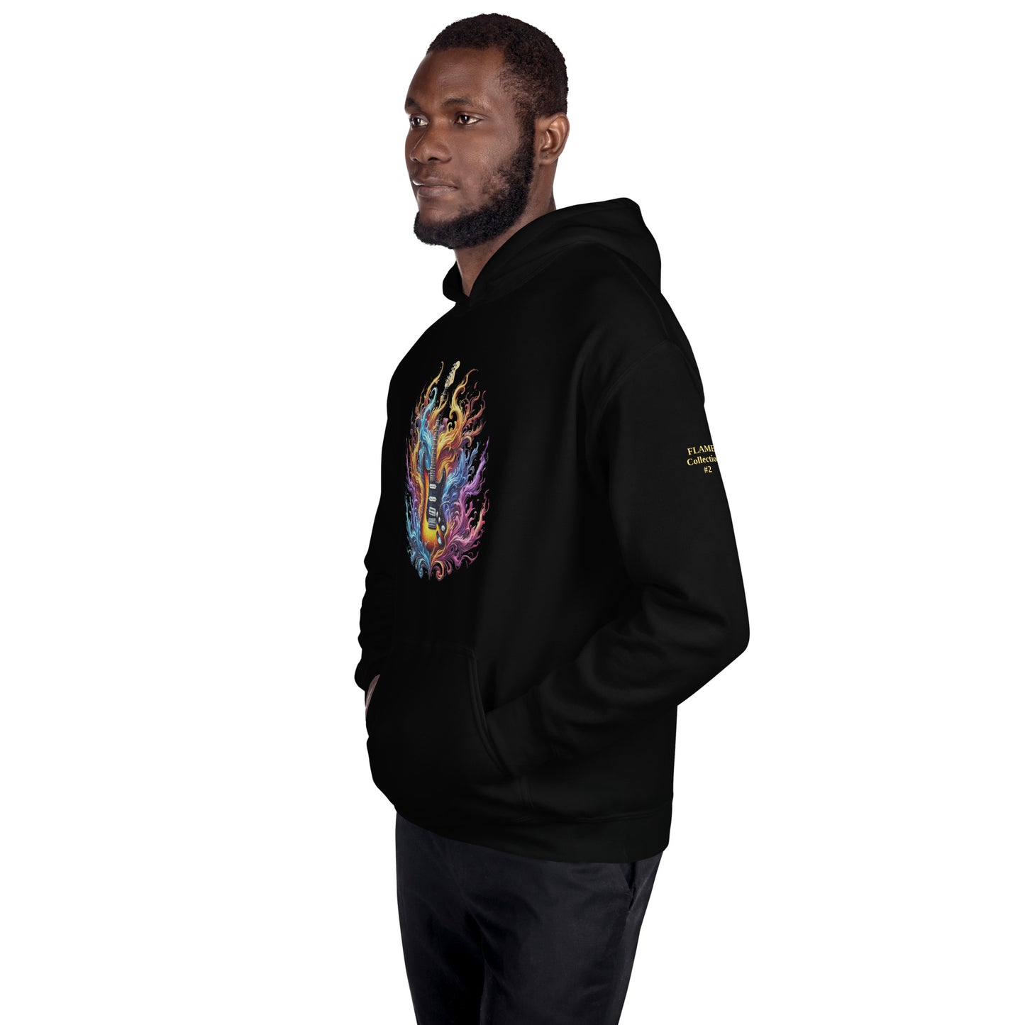#2 Guitar - Flame Collection - Unisex Hoodie