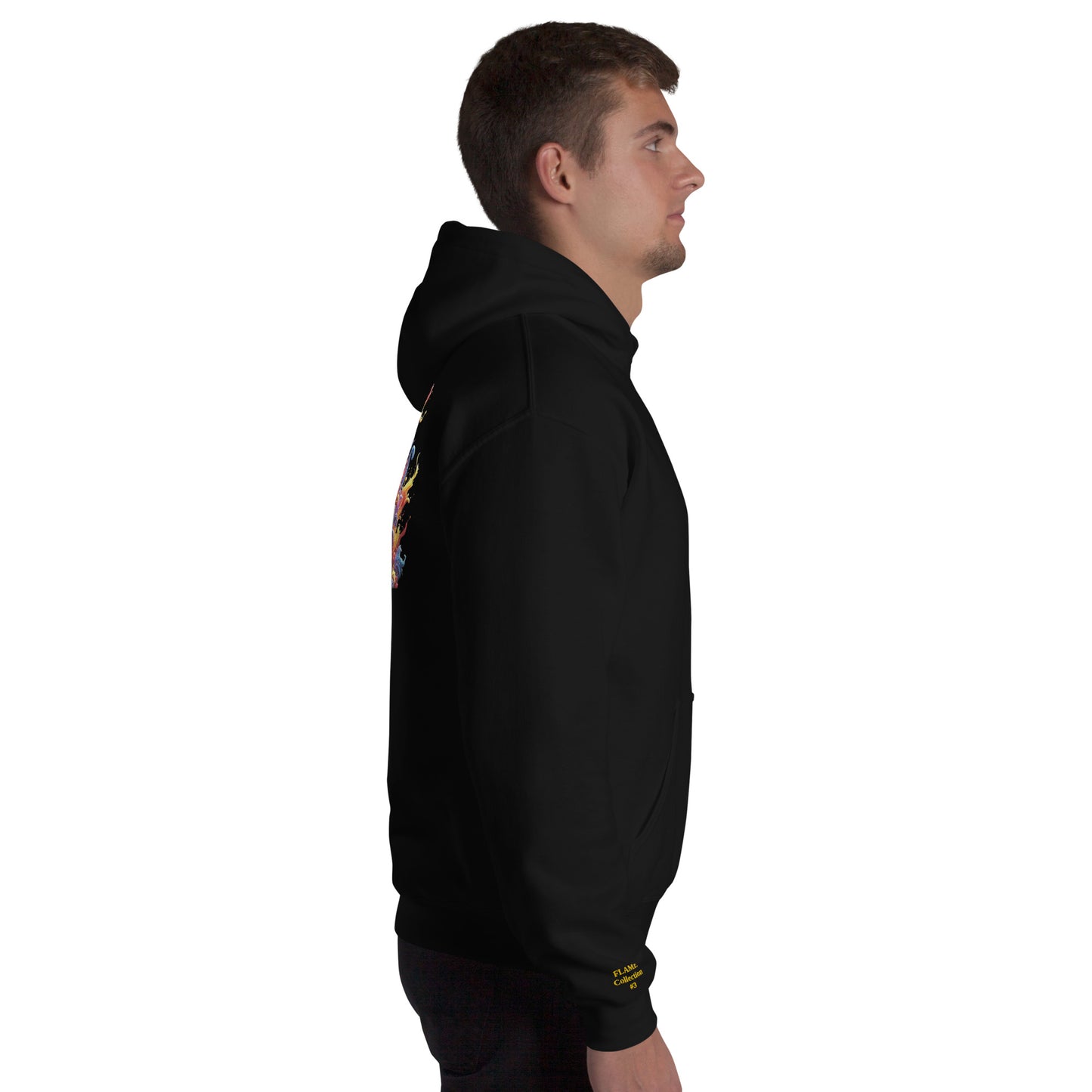 #3 Speakers Embroidered logo- Flame Collection - Unisex Hoodie