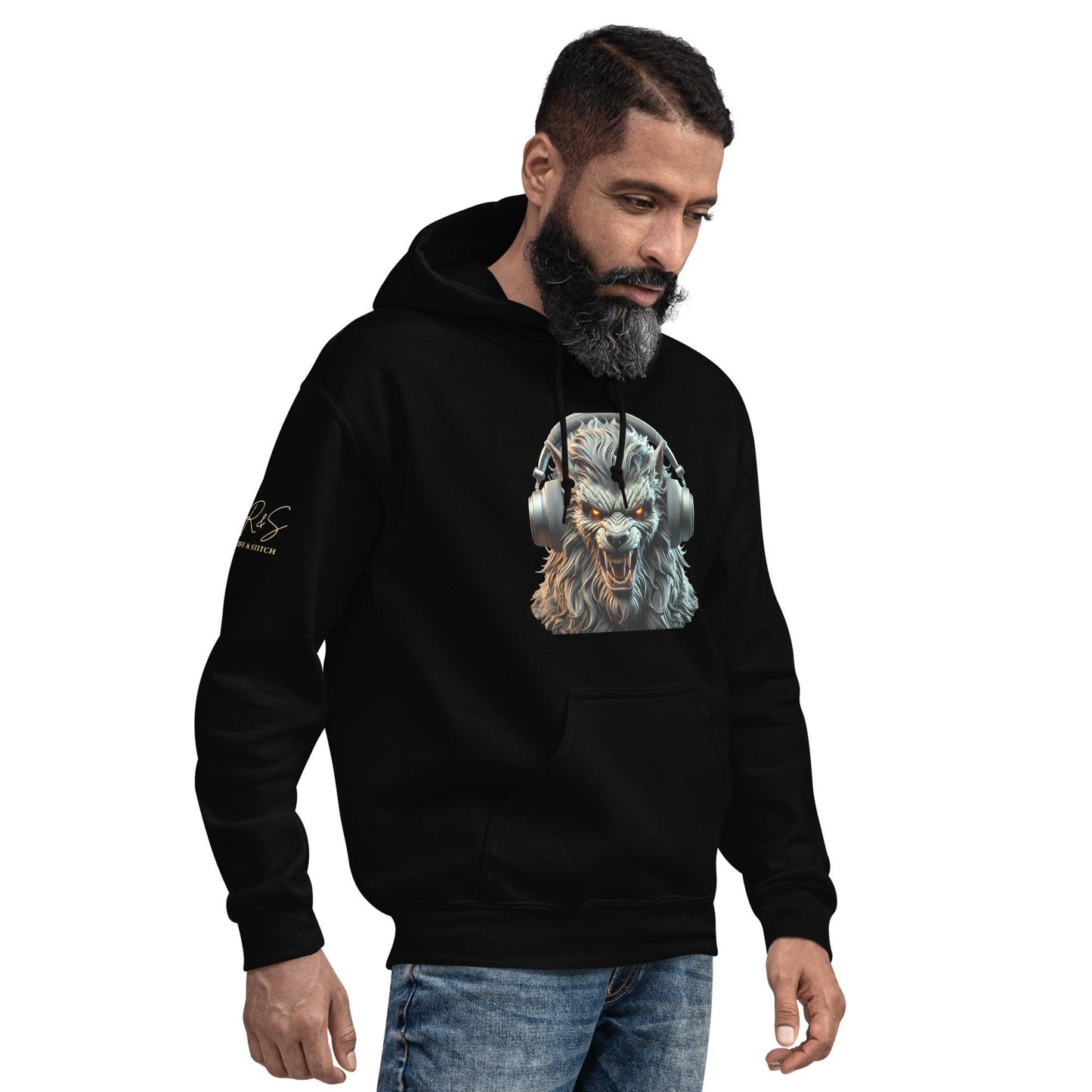 #4 Werewolf - Headphone Collection - Unisex Hoodie