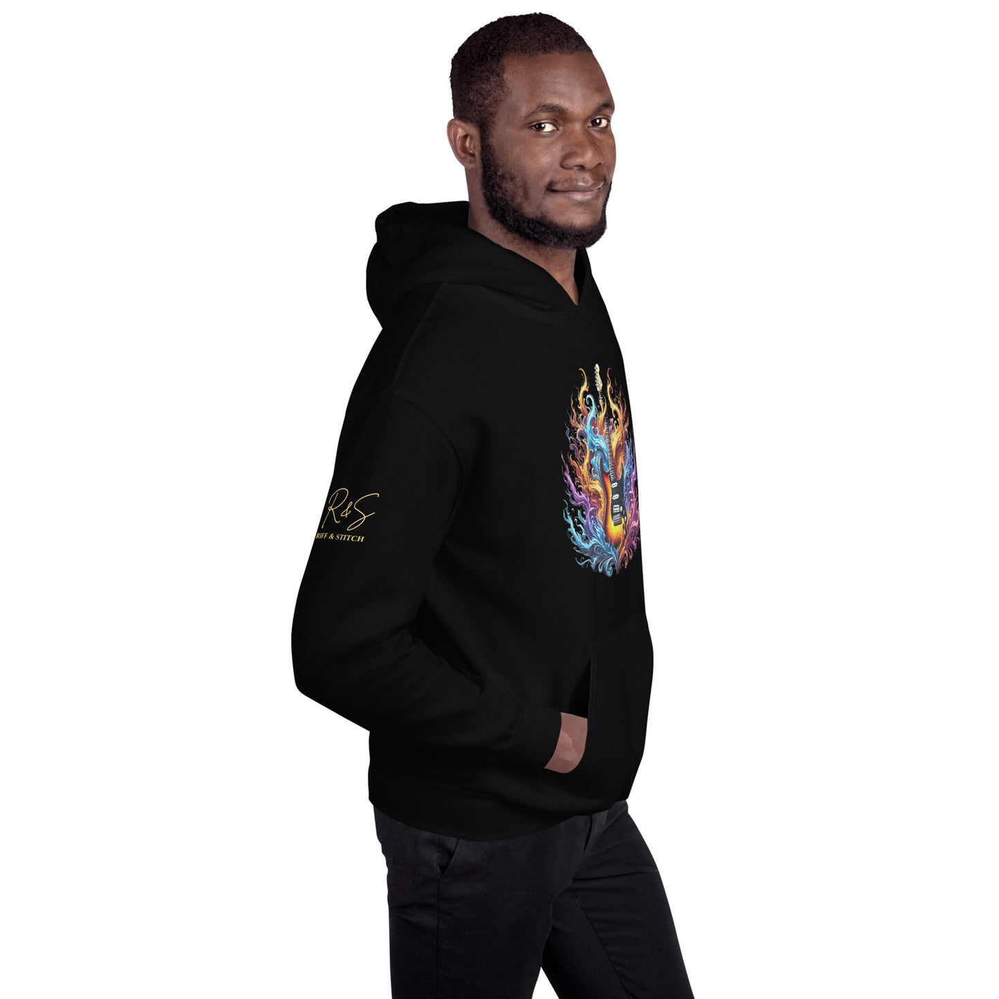 #2 Guitar - Flame Collection - Unisex Hoodie
