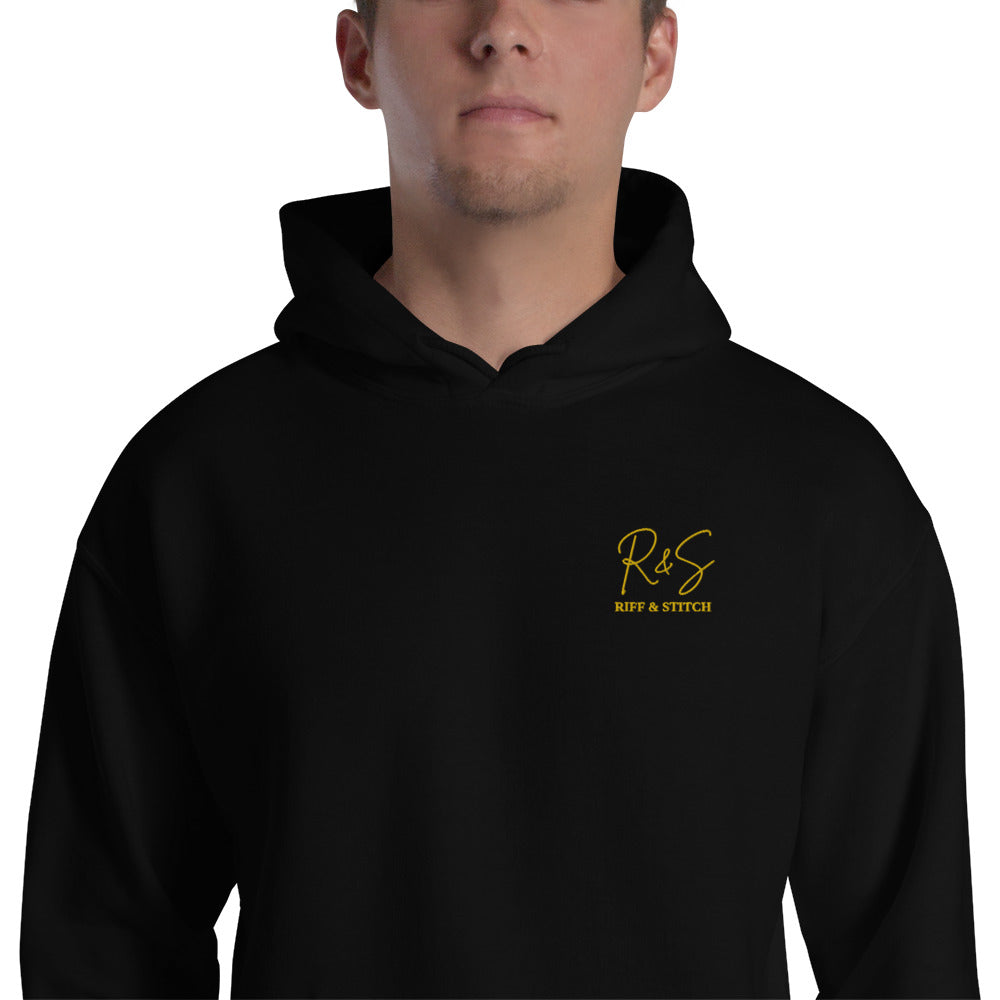 #4 Mic Embroidered logo- Flame Collection - Unisex Hoodie