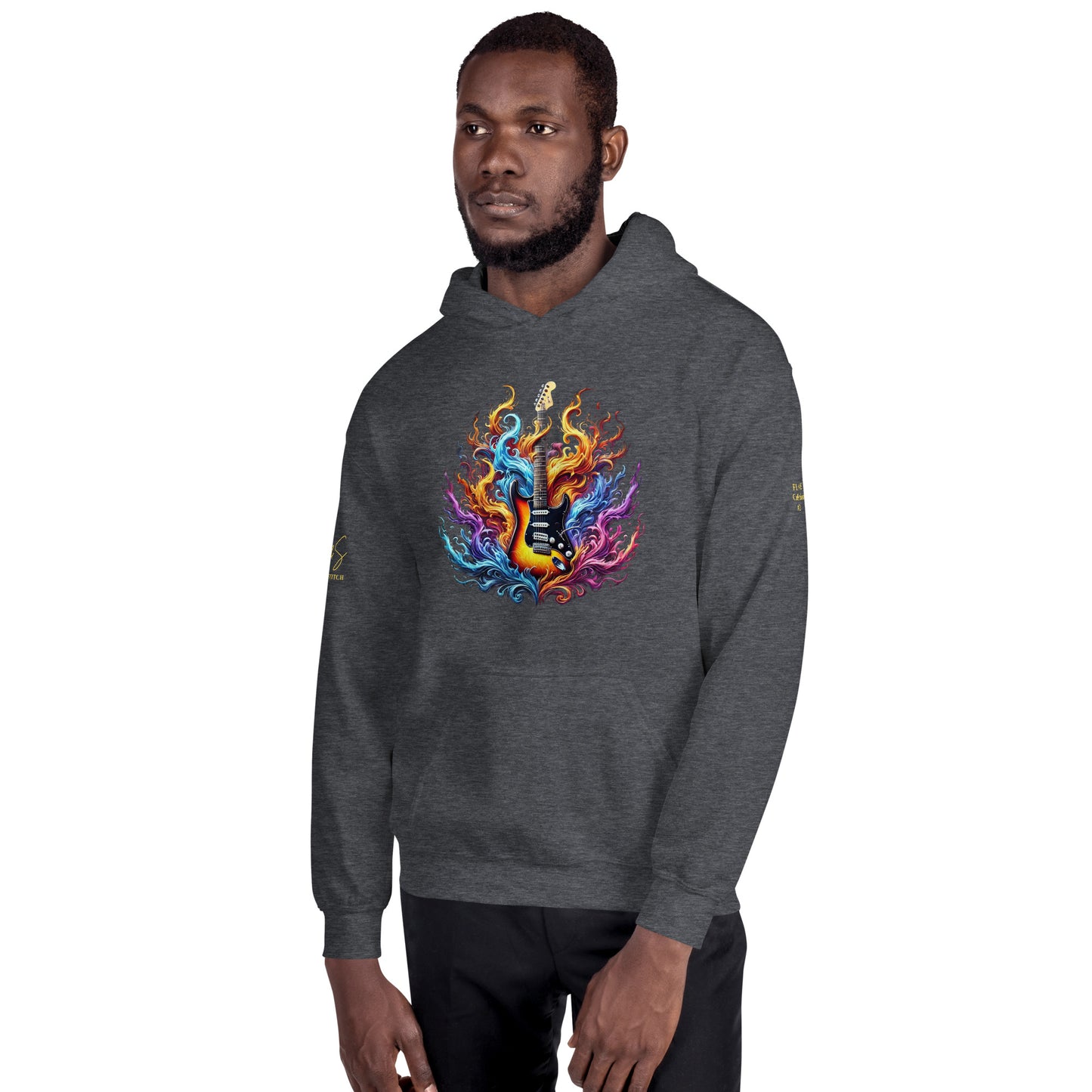 #2 Guitar - Flame Collection - Unisex Hoodie