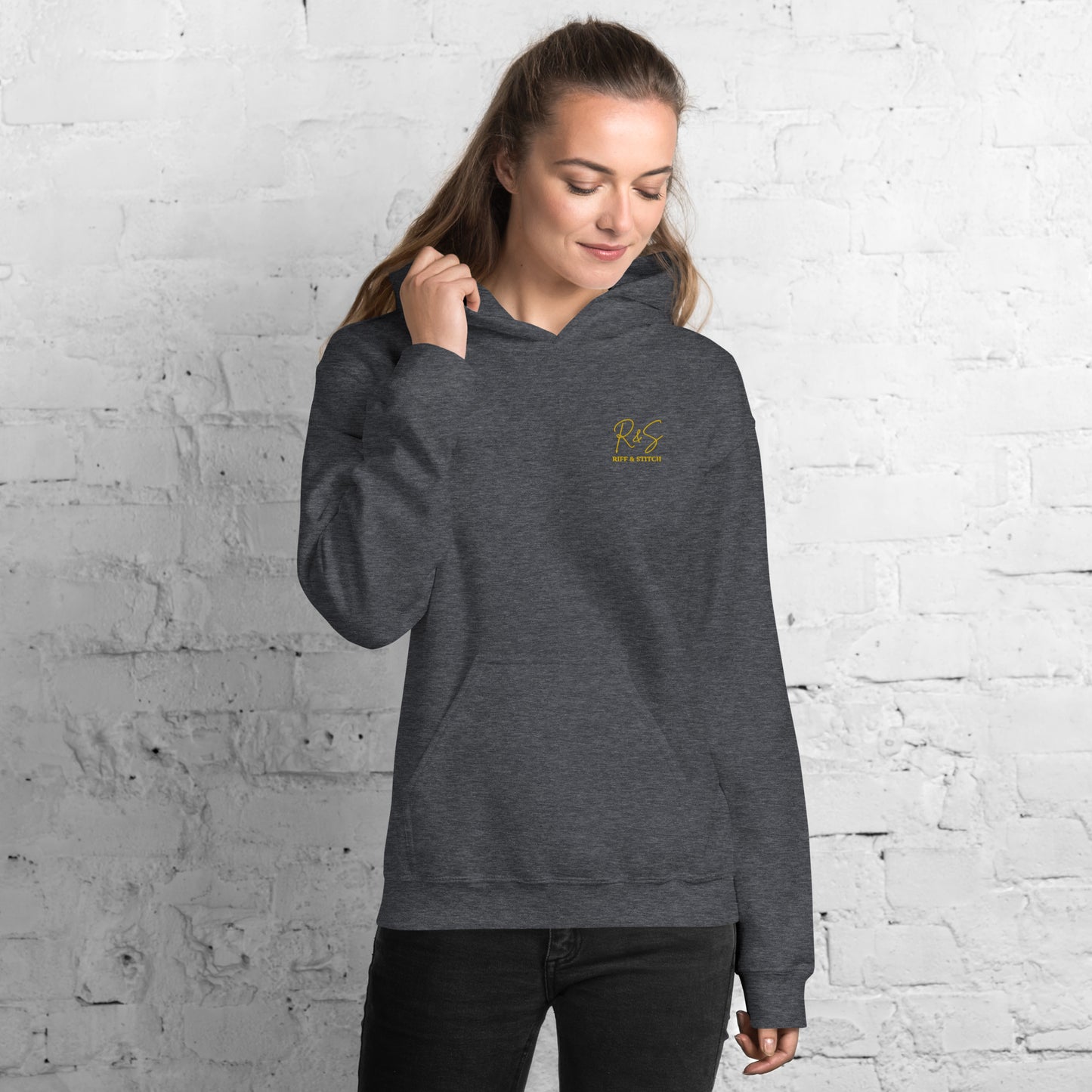 #4 Sitar Embroidered logo- Melting Collection - Unisex Hoodie