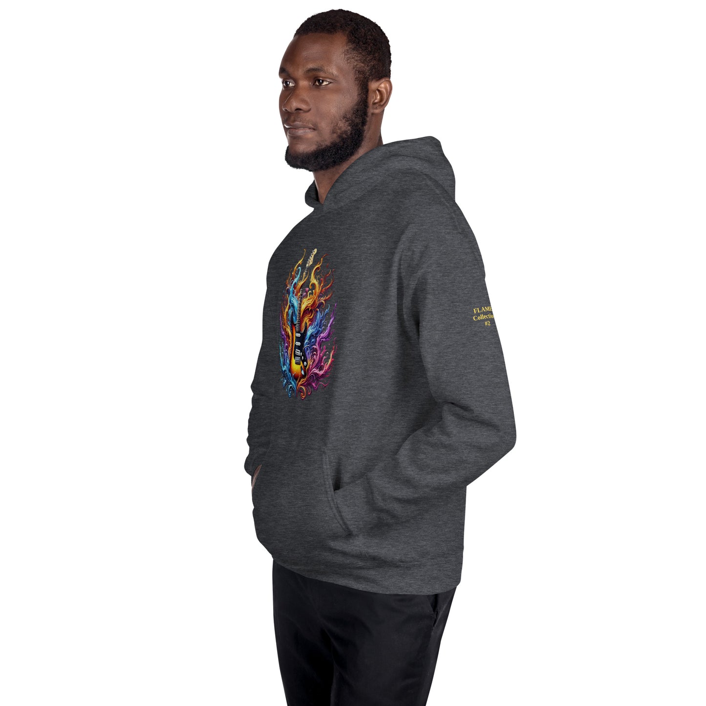 #2 Guitar - Flame Collection - Unisex Hoodie